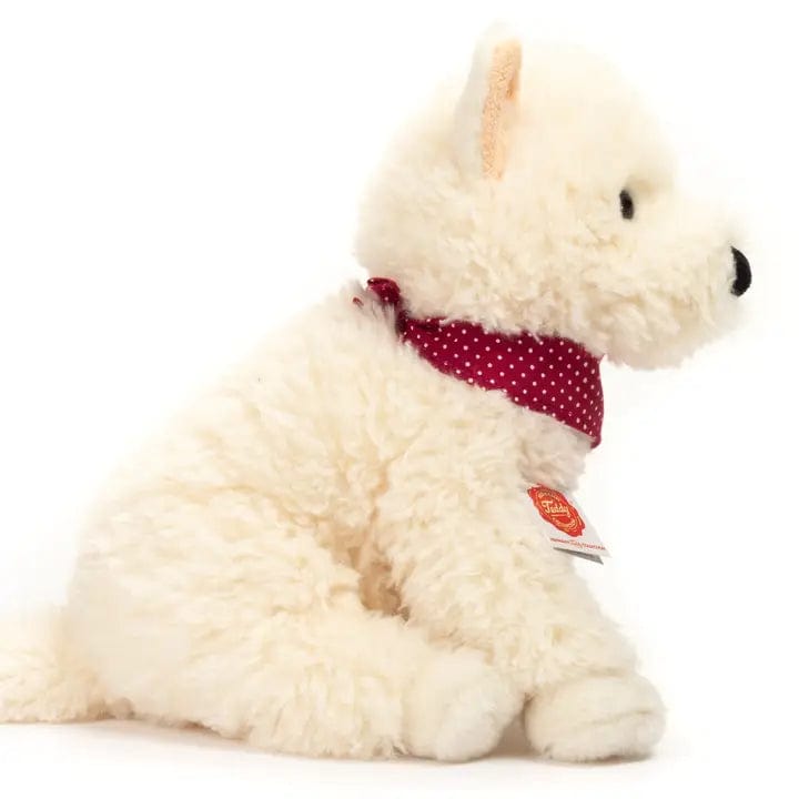 White Highland Terrier Sitting Plush by Teddy Hermann、mySite、g9winljtr
