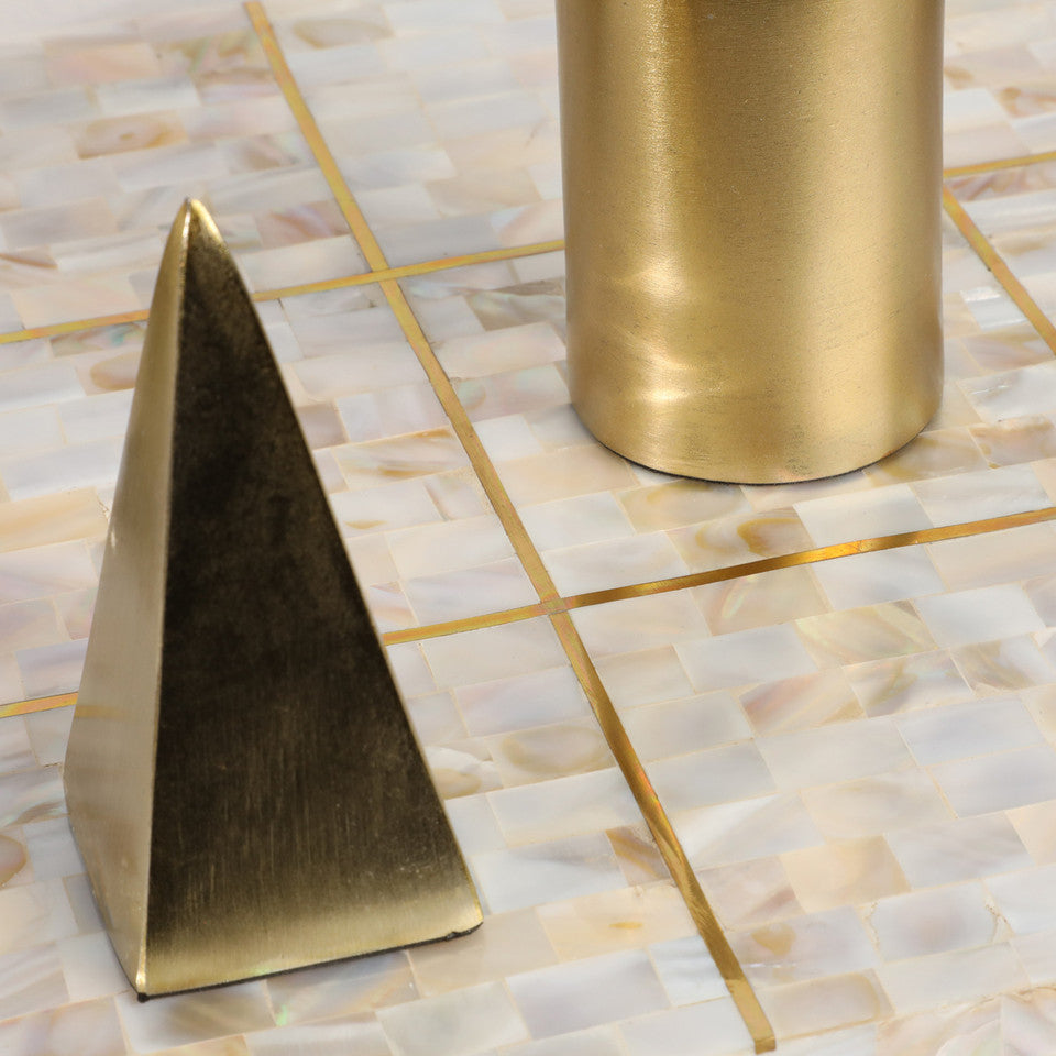  Bailee Mother of Pearl Tic Tac Toe Set、mySite、elrpsem3k