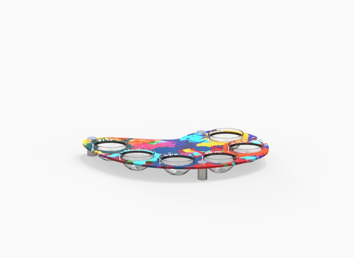  Reversible Painter's Palette Seder Plate、mySite、elrpsem3k