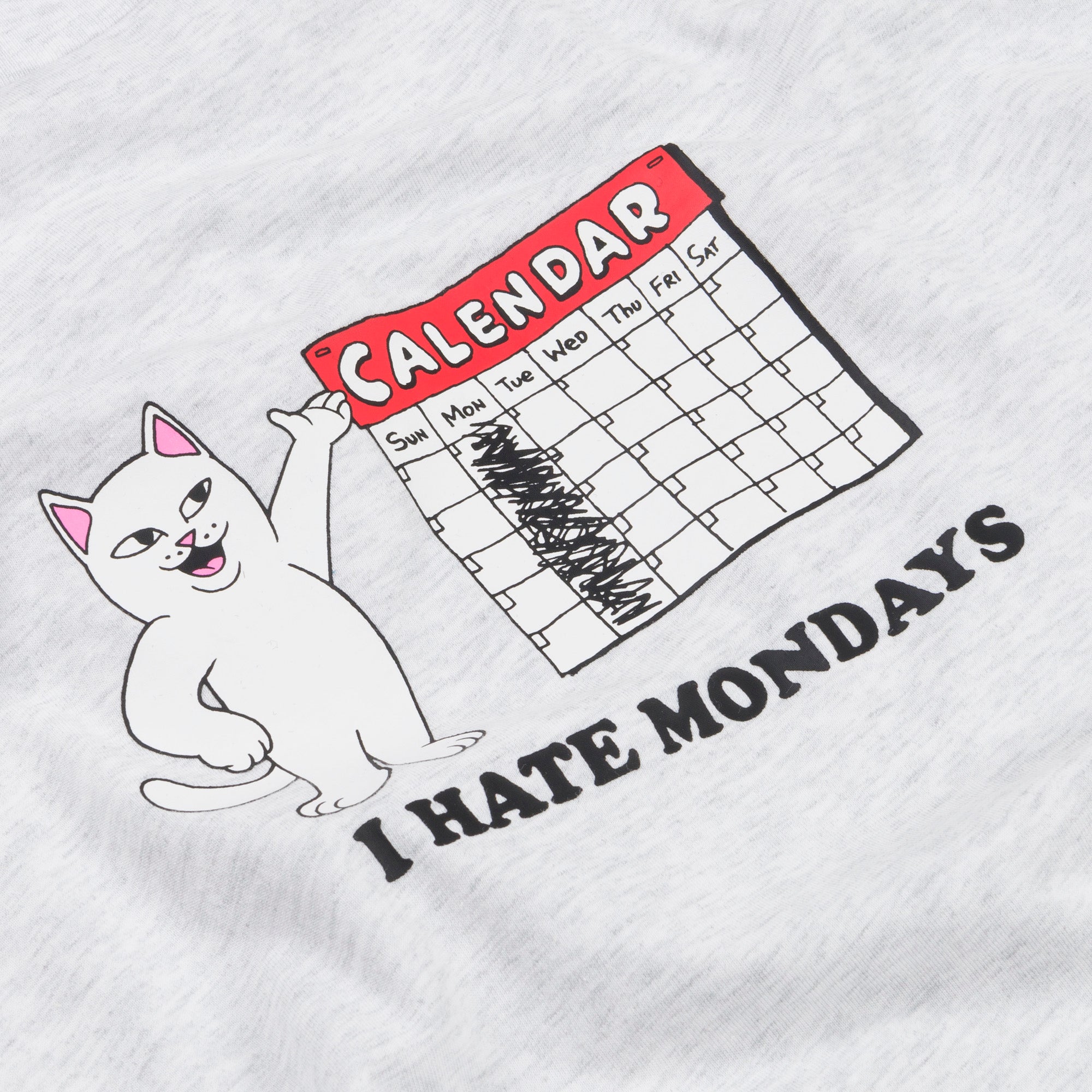  I Hate Mondays Tee (Ash Heather)、mySite、merchandisen