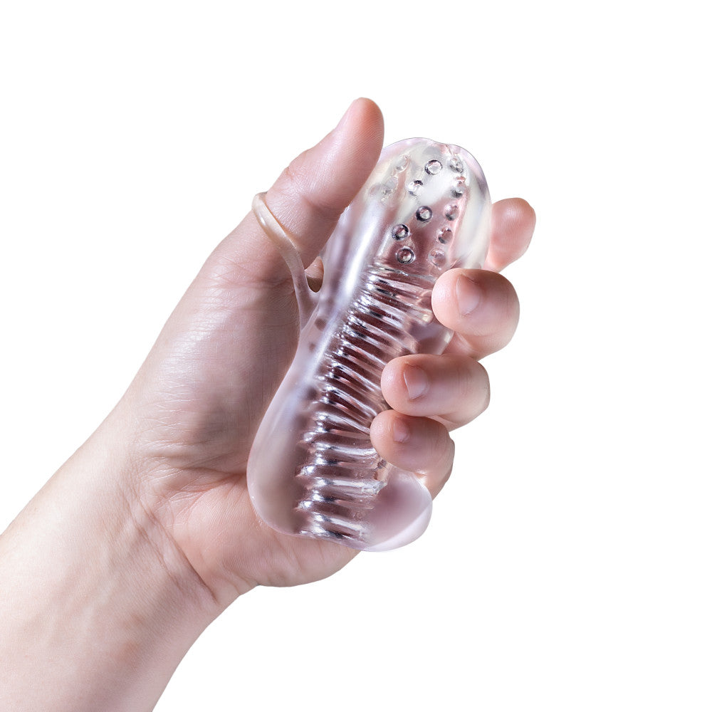 Rize! By Blush® | Squeezy Multi-Textured Chamber Squeezable Clear Stroker、mySite、bottomscart