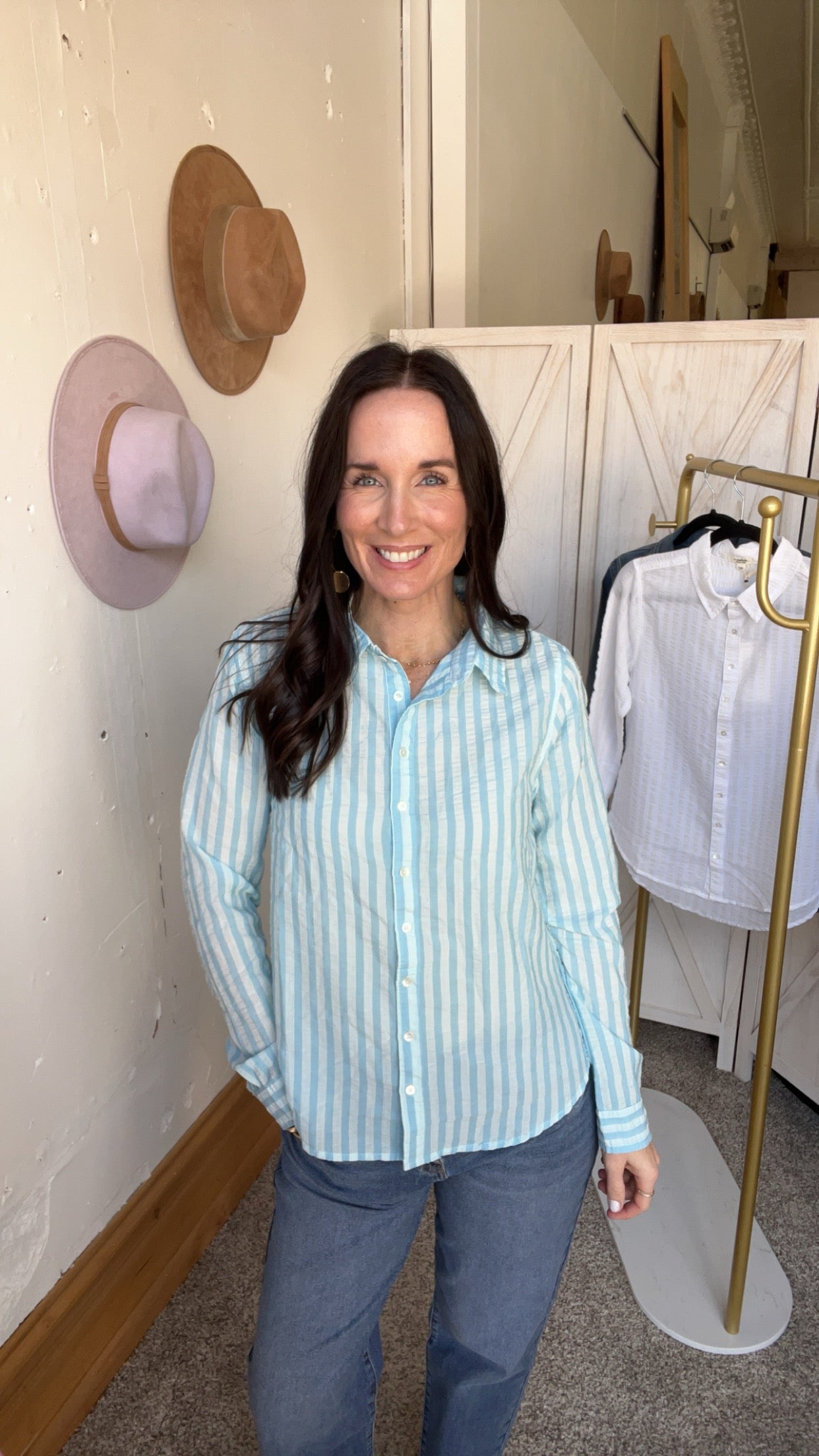 Dylan Striped Taylor Button Down、mySite、garagedoors4me