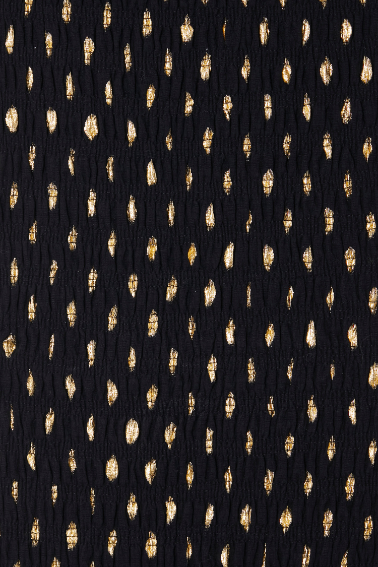 Black Jojo Dress with Gold Fleck、mySite、solidvoid