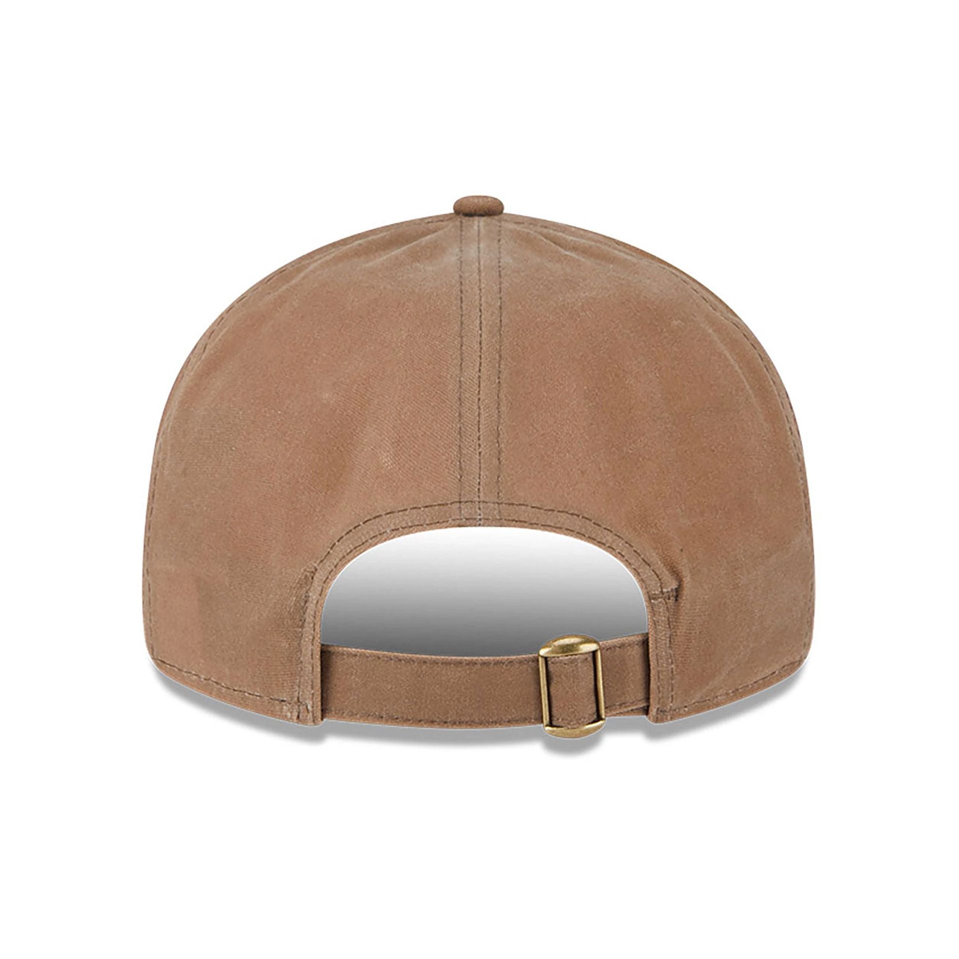 New York Yankees Waxed Canvas Beige Retro Crown 9FIFTY Strapback Cap、mySite、vikingsvslions