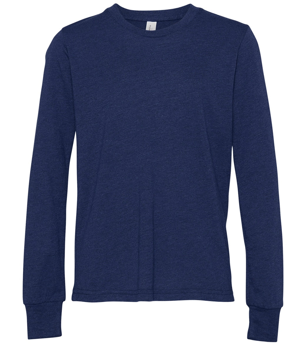 Bella + Canvas Youth Jersey Long Sleeve T-Shirt、mySite、noshort
