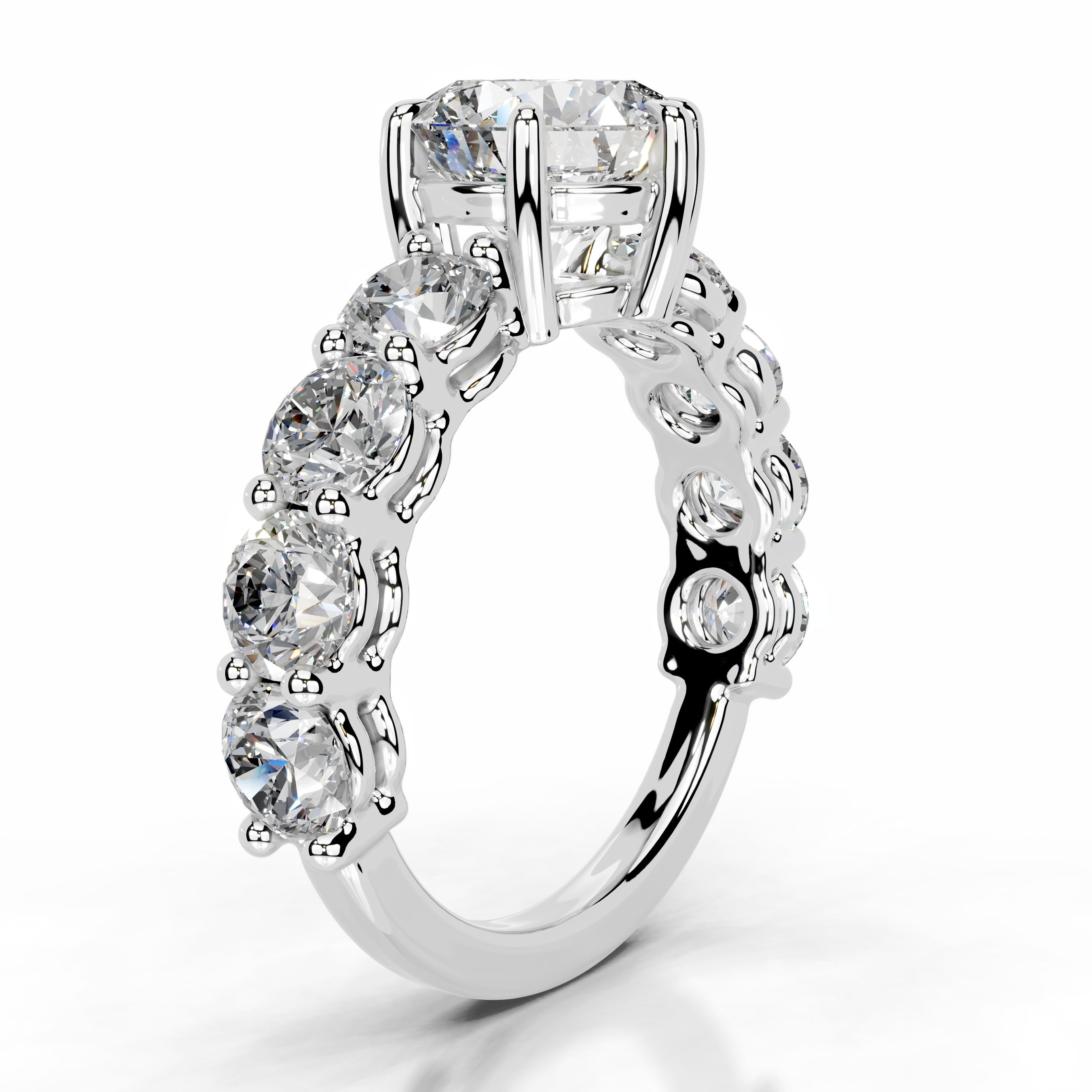 Odin Diamond Engagement Ring - 18K White Gold、mySite、hinf8tx79