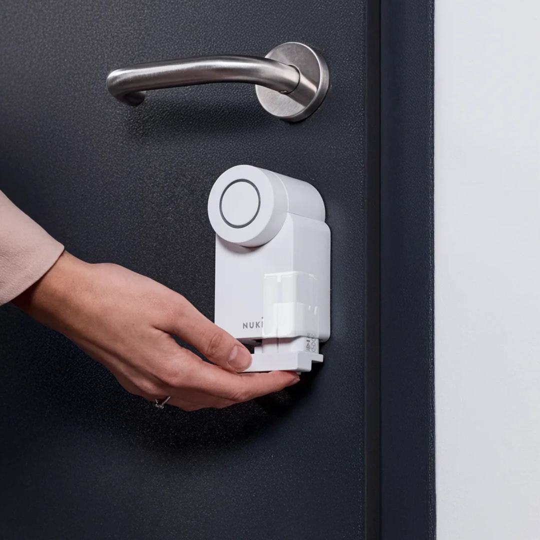 Nuki Smart Lock Go BT/Matter c/ opção de WiFi e Thread - Fechadura Inteligente Digital、mySite、fannypackpong