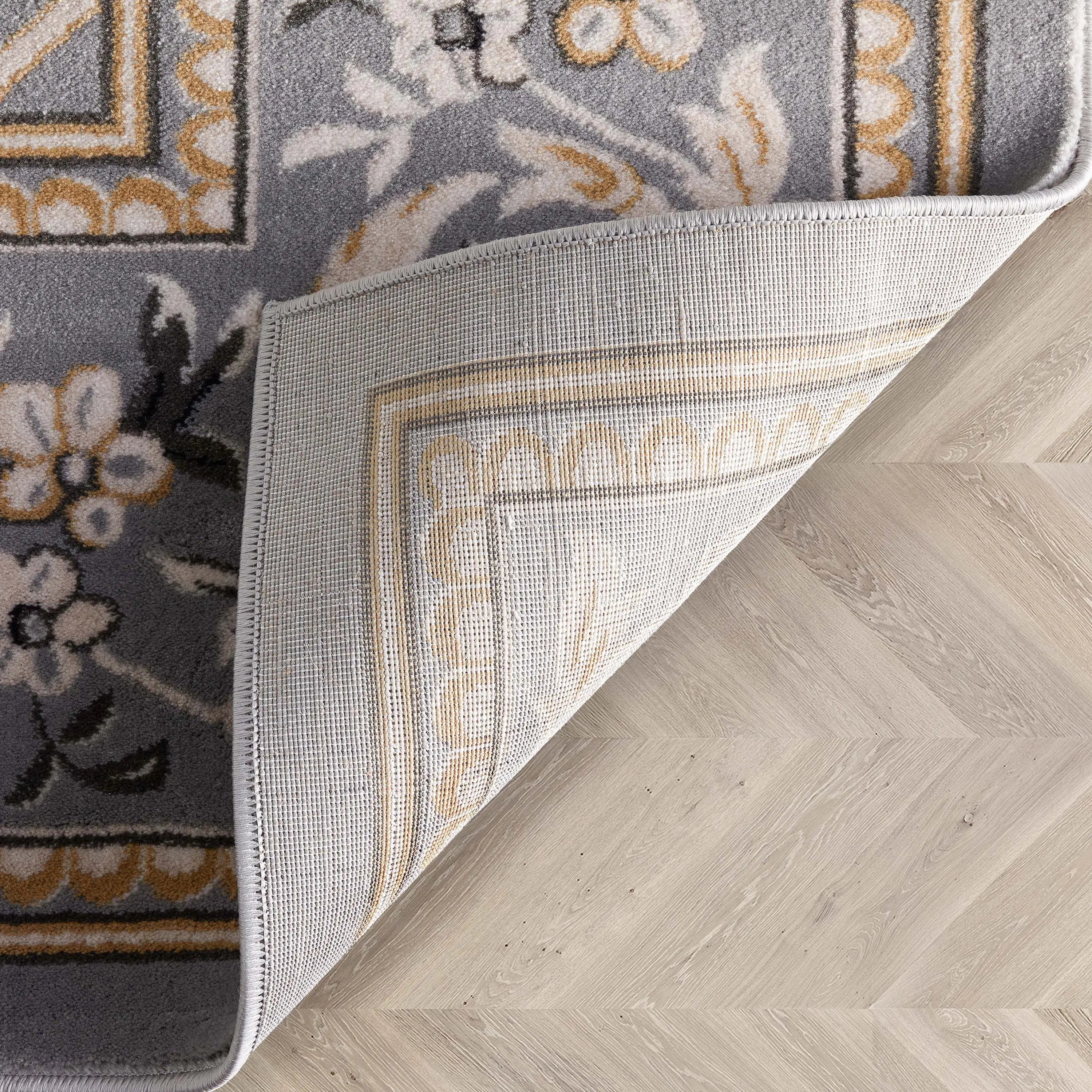 Fleur De Lis Grey Traditional Rug、mySite、gigharbornorthrealestate