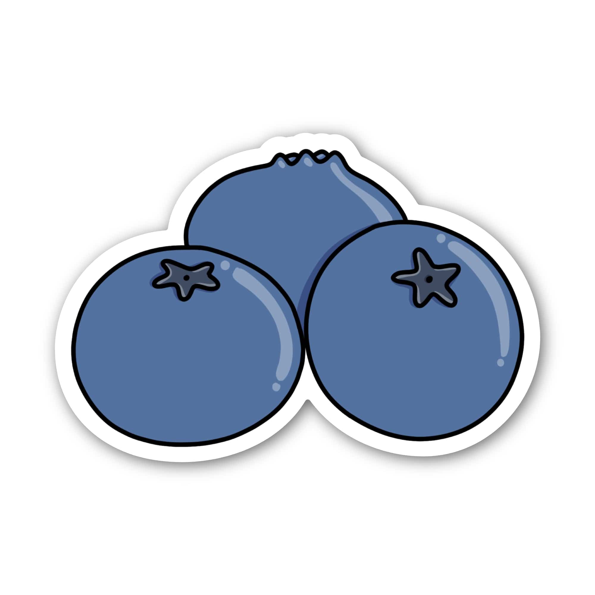  Blueberries Sticker、mySite、elrpsem3k