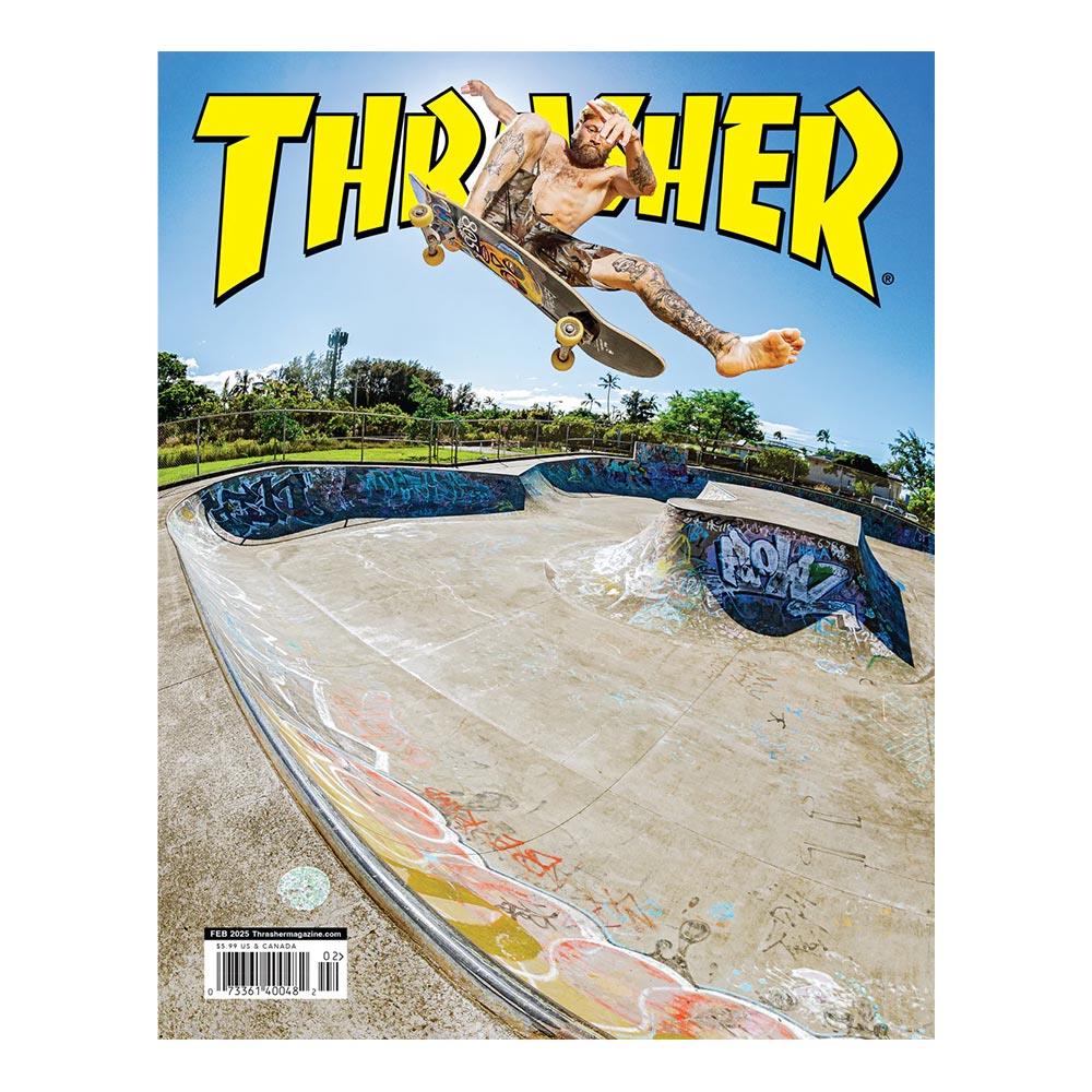  Thrasher Magazine - February 2025、mySite、merchandisen