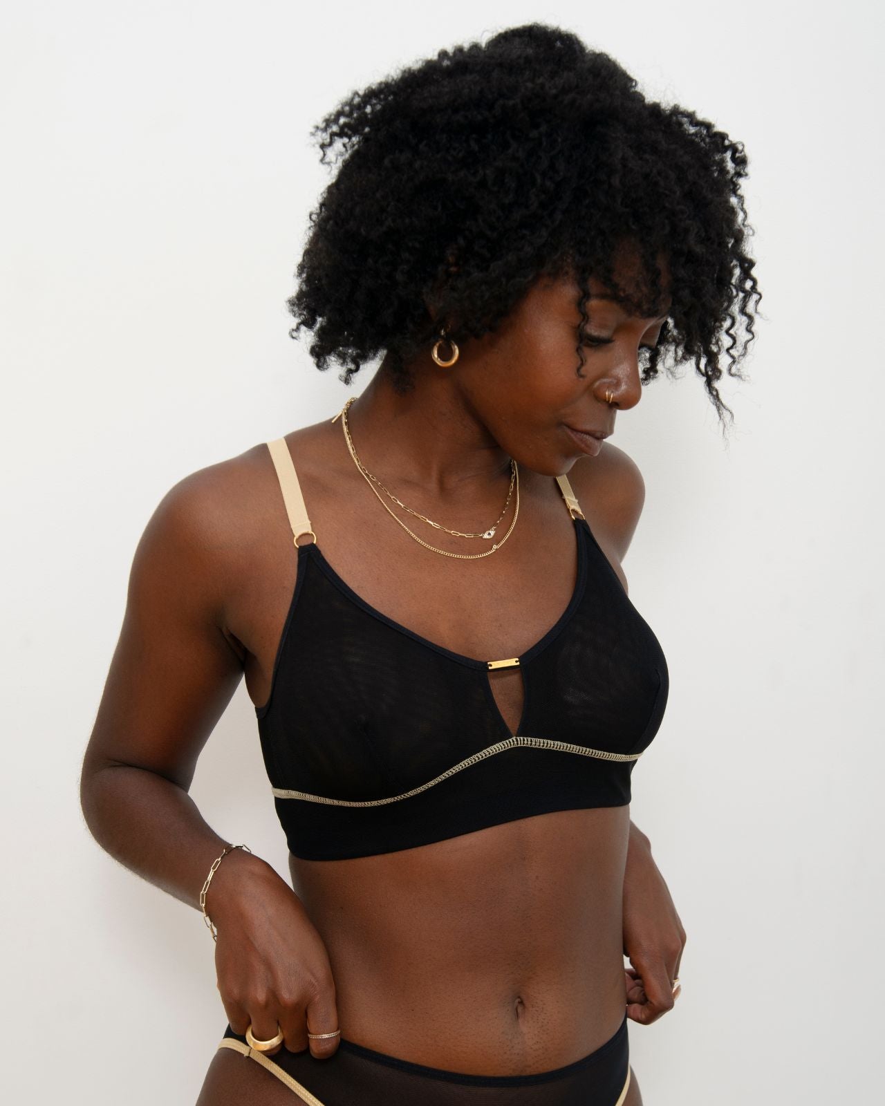 Victoria Mesh Keyhole Bralette、mySite、bengalsvssteelers