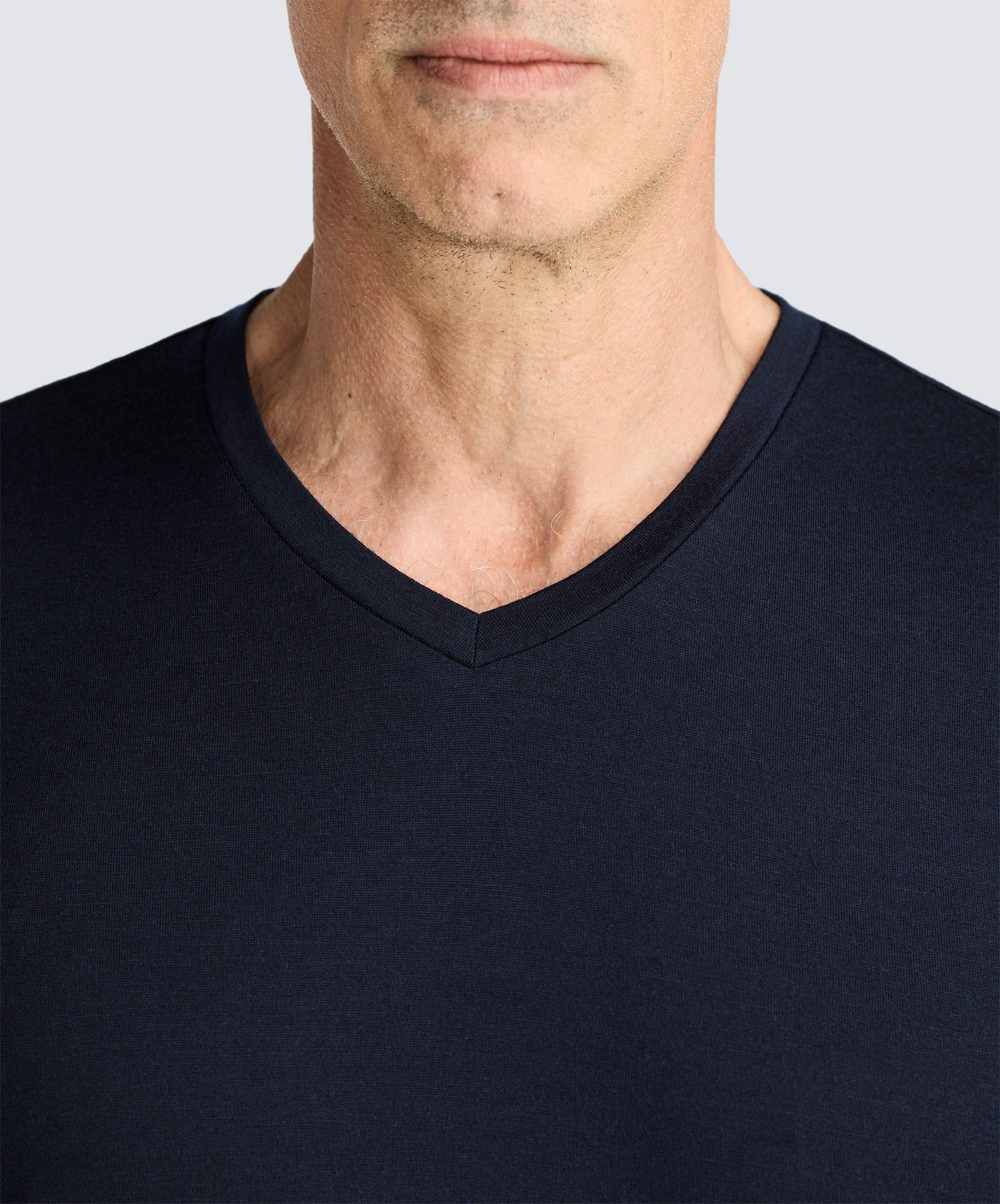 Men's Merino V-Neck T-Shirt、mySite、noshort