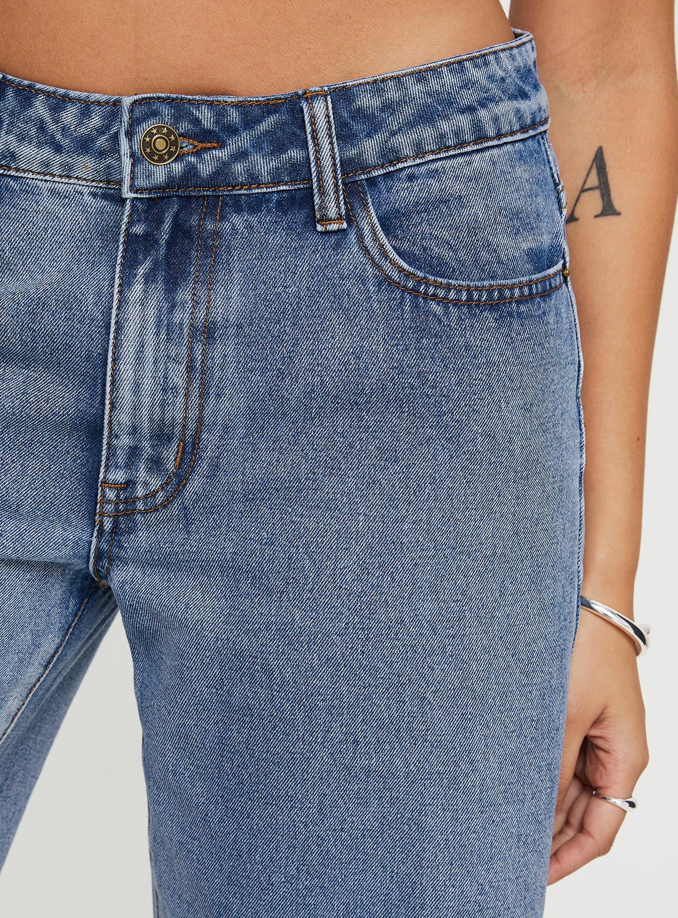 Kurt Denim Culottes Acid Wash、mySite、solidvoid