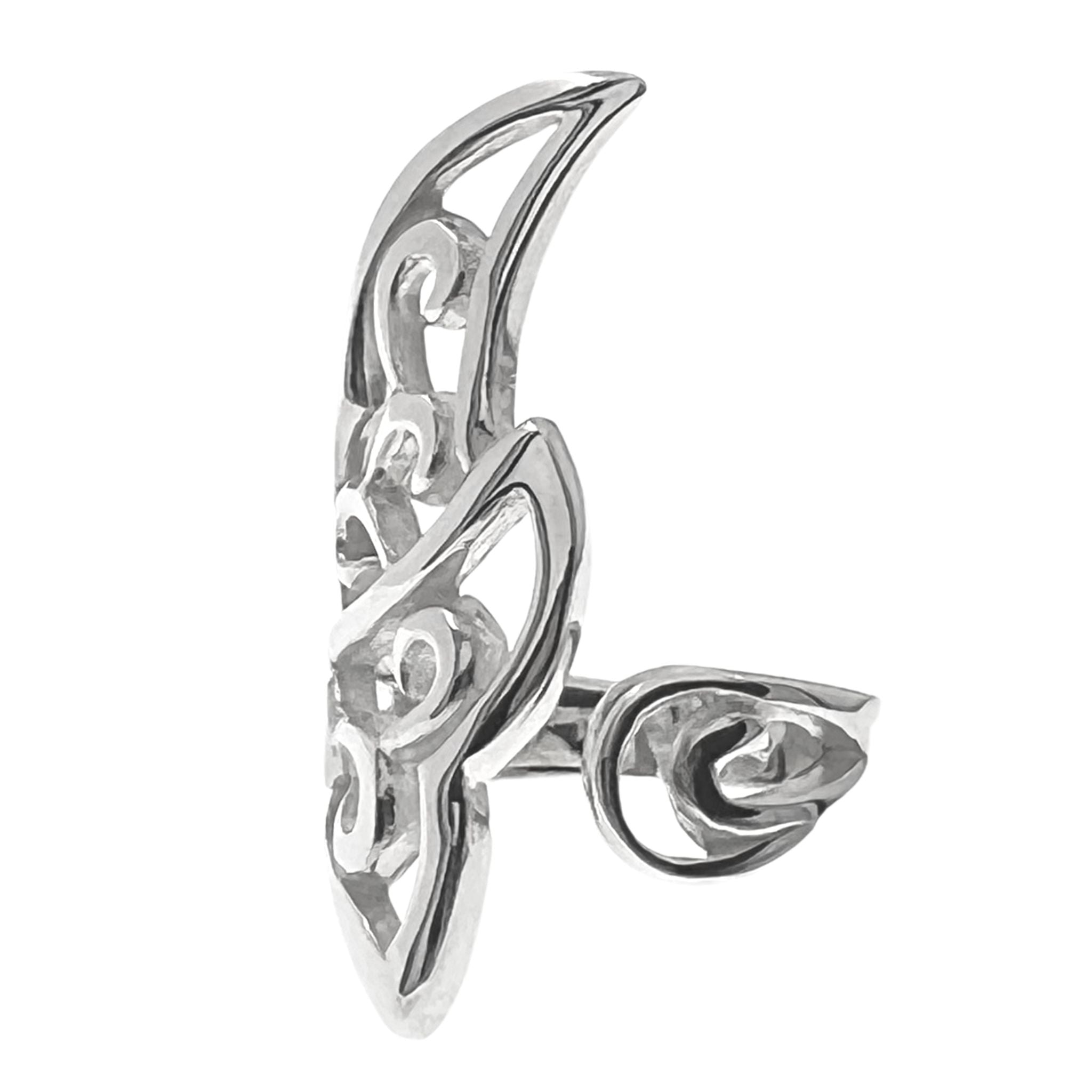 Sterling Silver Elegant Curve Ring / SSR0092、mySite、dreamappss