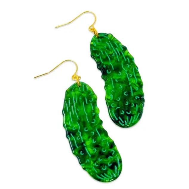 Pickle Acetate Dangle Earrings、mySite、topwebapps