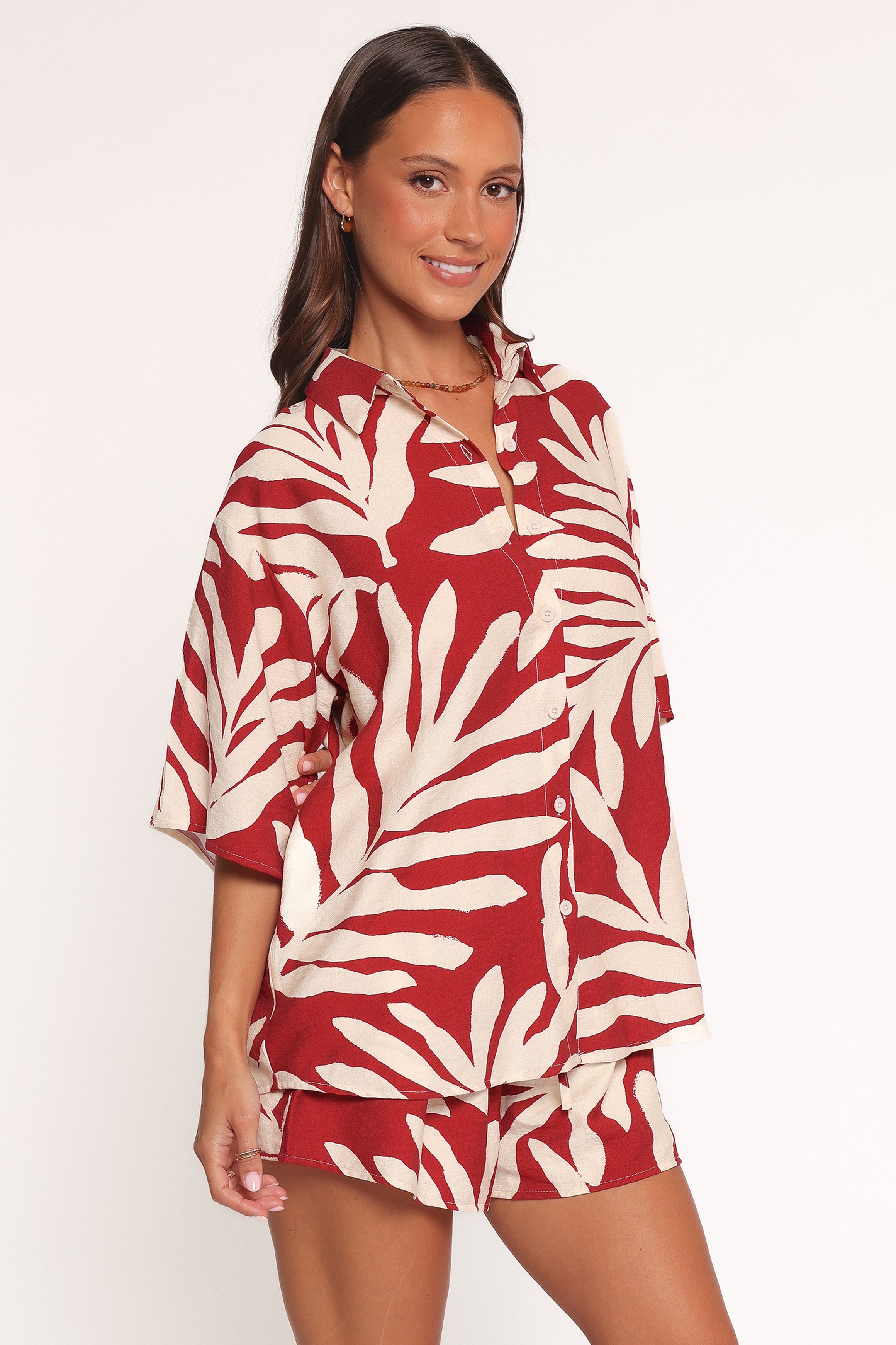  Lilo Short Set - Red Palm Print、mySite、sugarbowlscore