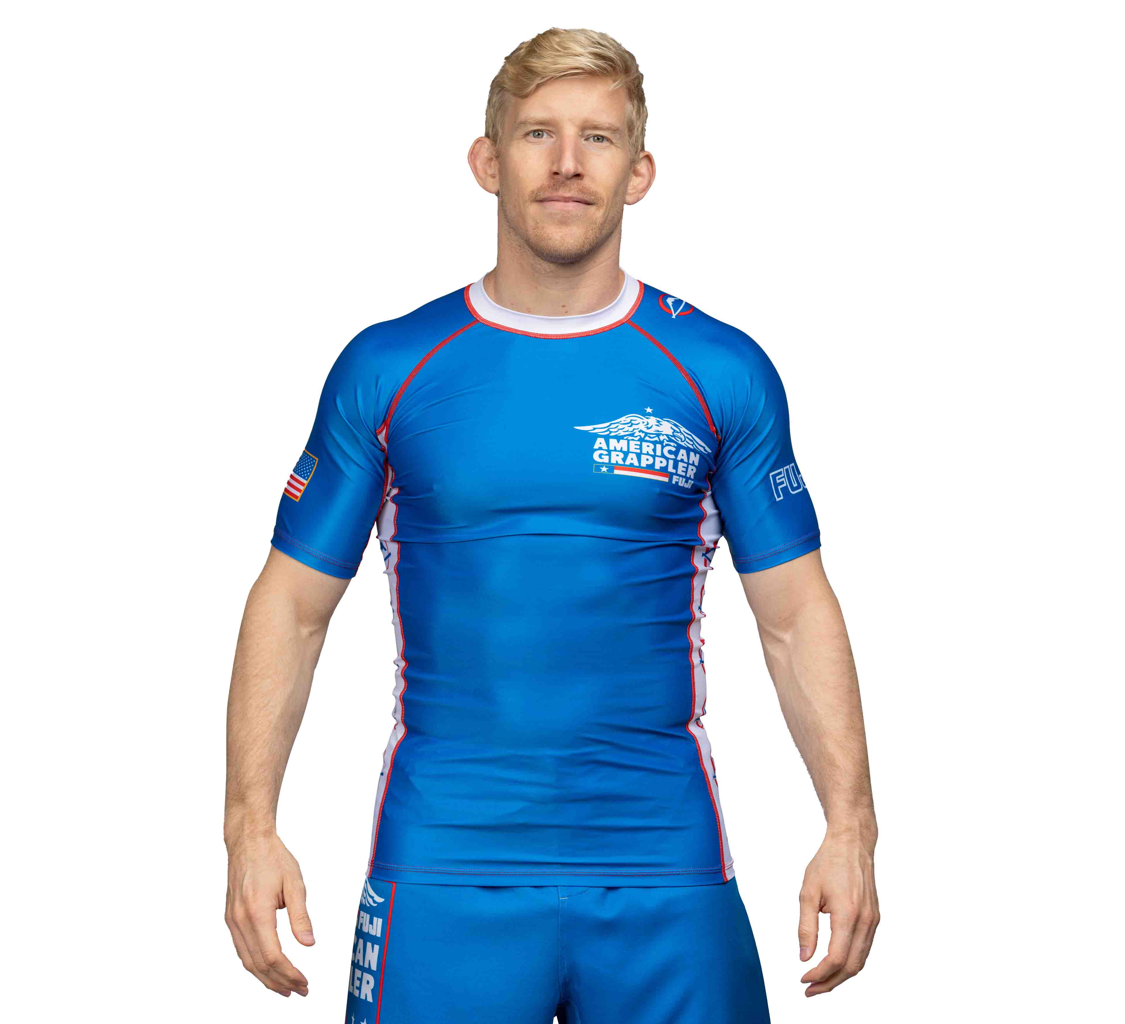 American Grappler Rashguard Blue、mySite、gigharbornorthrealestate