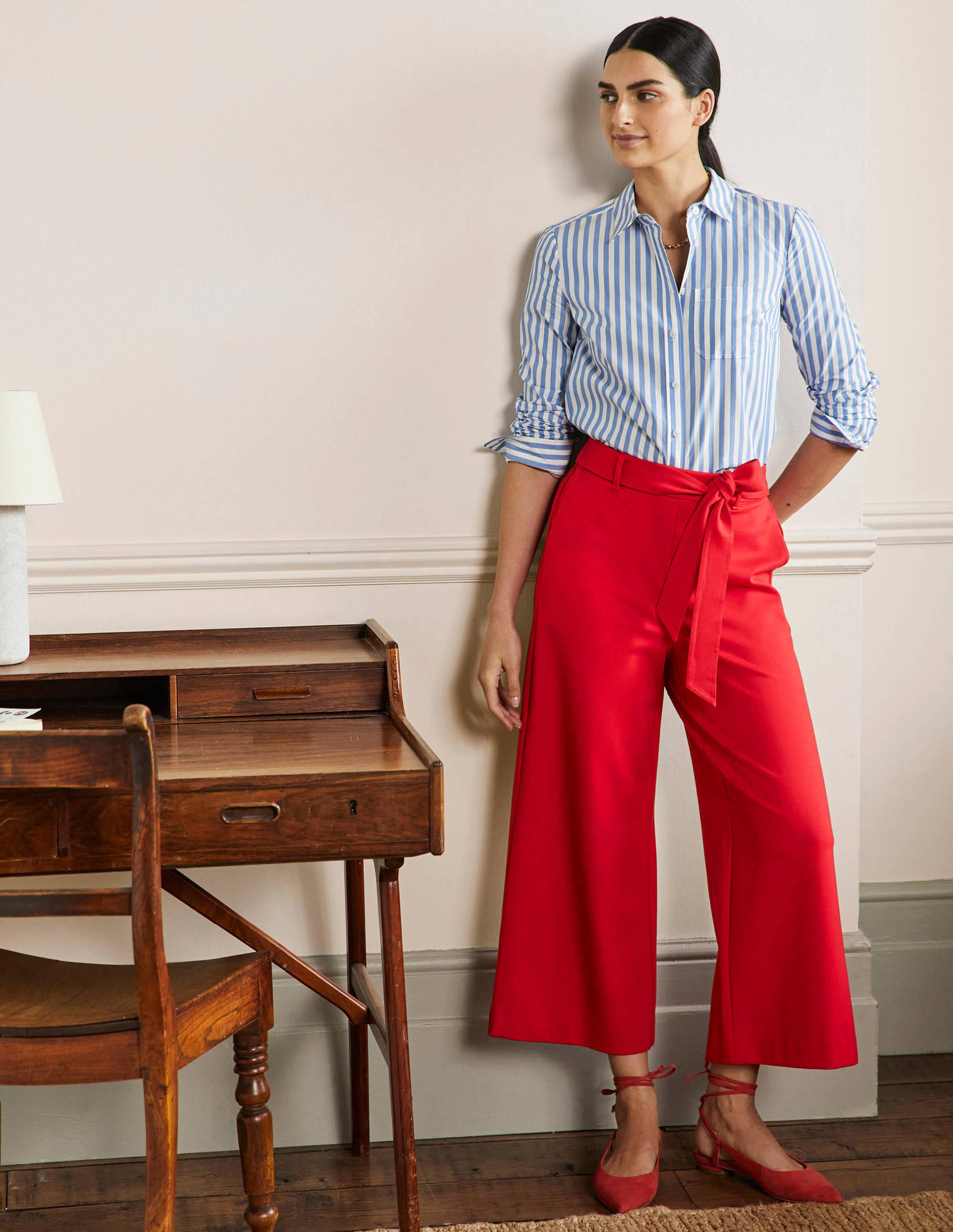  Jersey Pull-On Culottes-Red、mySite、ashleygrahame