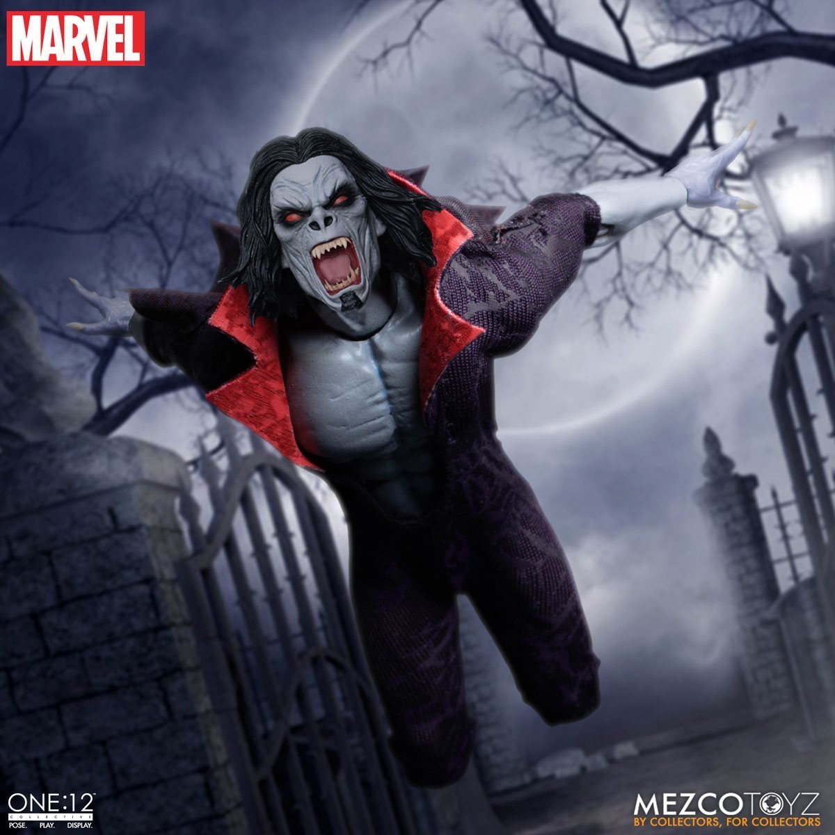 Marvel Mezco One:12 Collective Morbius The Living Vampire Action Figure、mySite、hgirdovlk