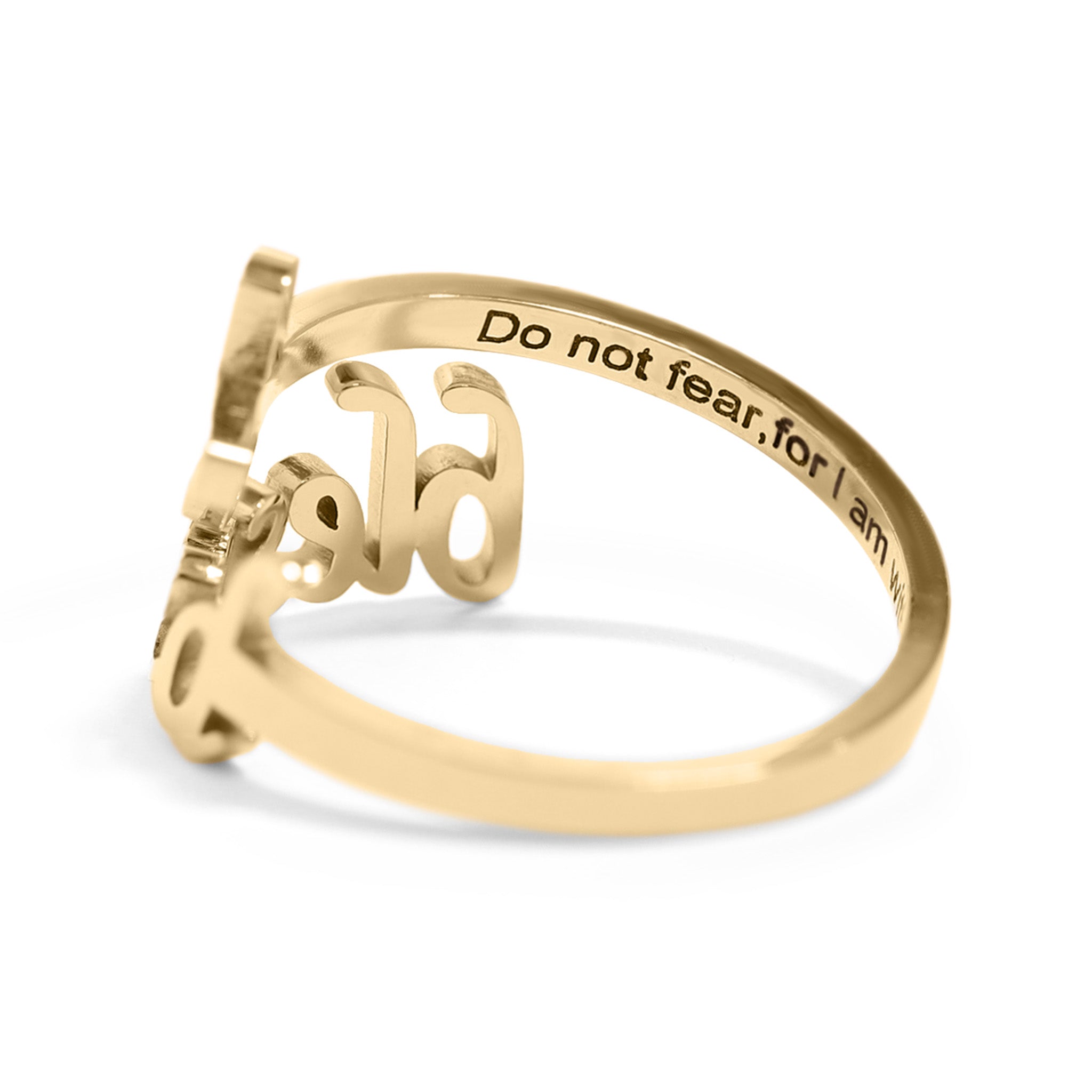 18K Gold PVD Stainless Steel Adjustable Blessed Ring / KSS0007、mySite、dreamappss