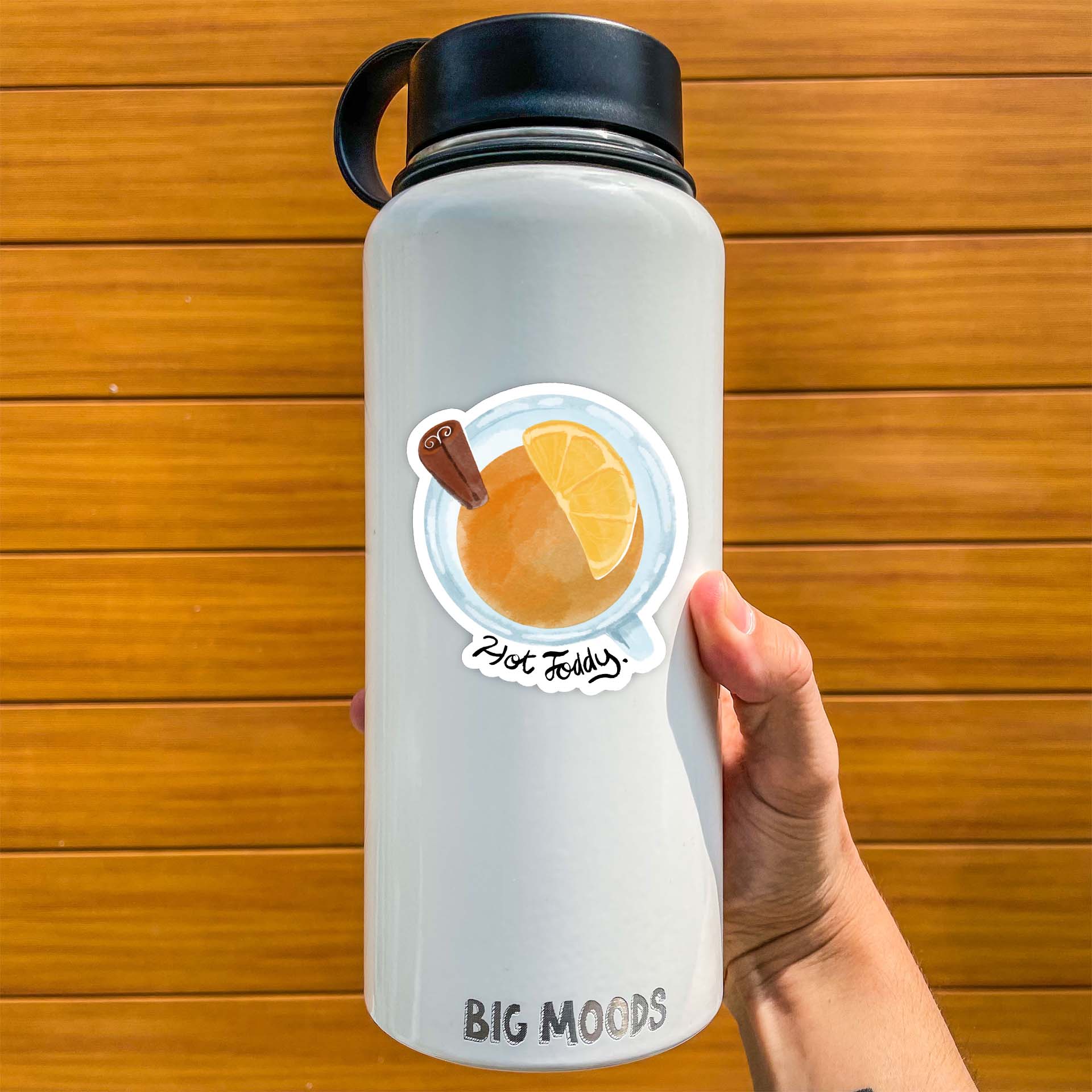  Hot Toddy Winter Watercolor Sticker、mySite、ghnorth