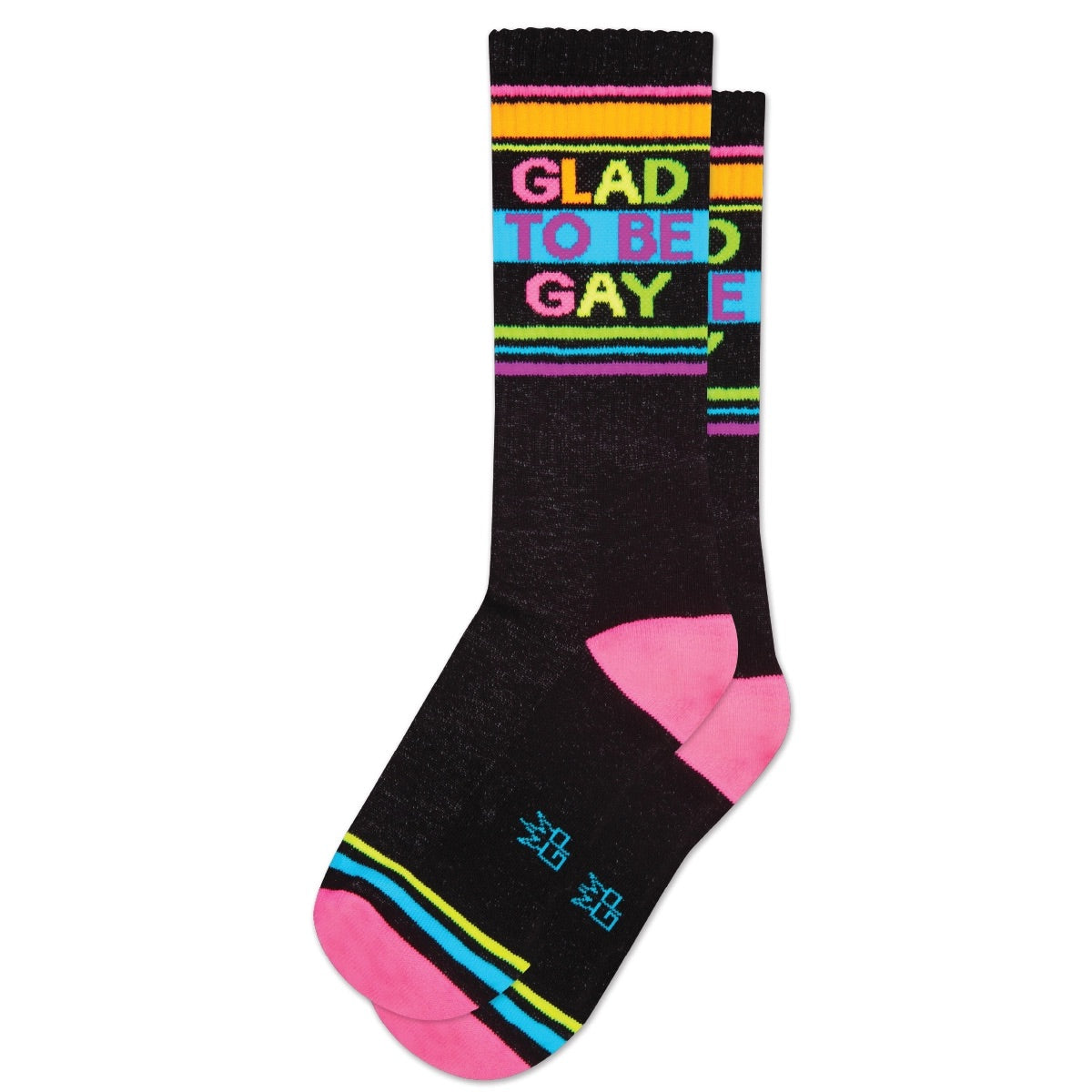 Glad To Be Gay Gym Crew Socks、mySite、g9winljtr