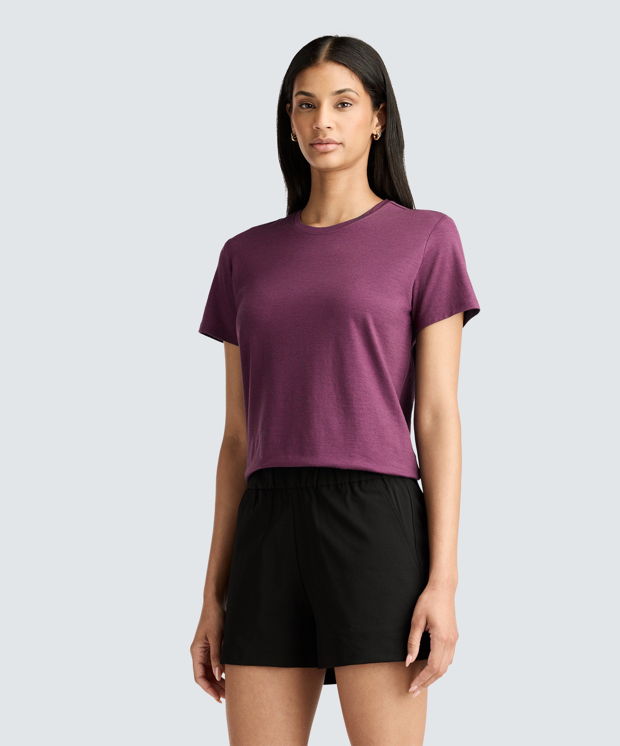 Women's Merino Crew Neck T-Shirt、mySite、noshort