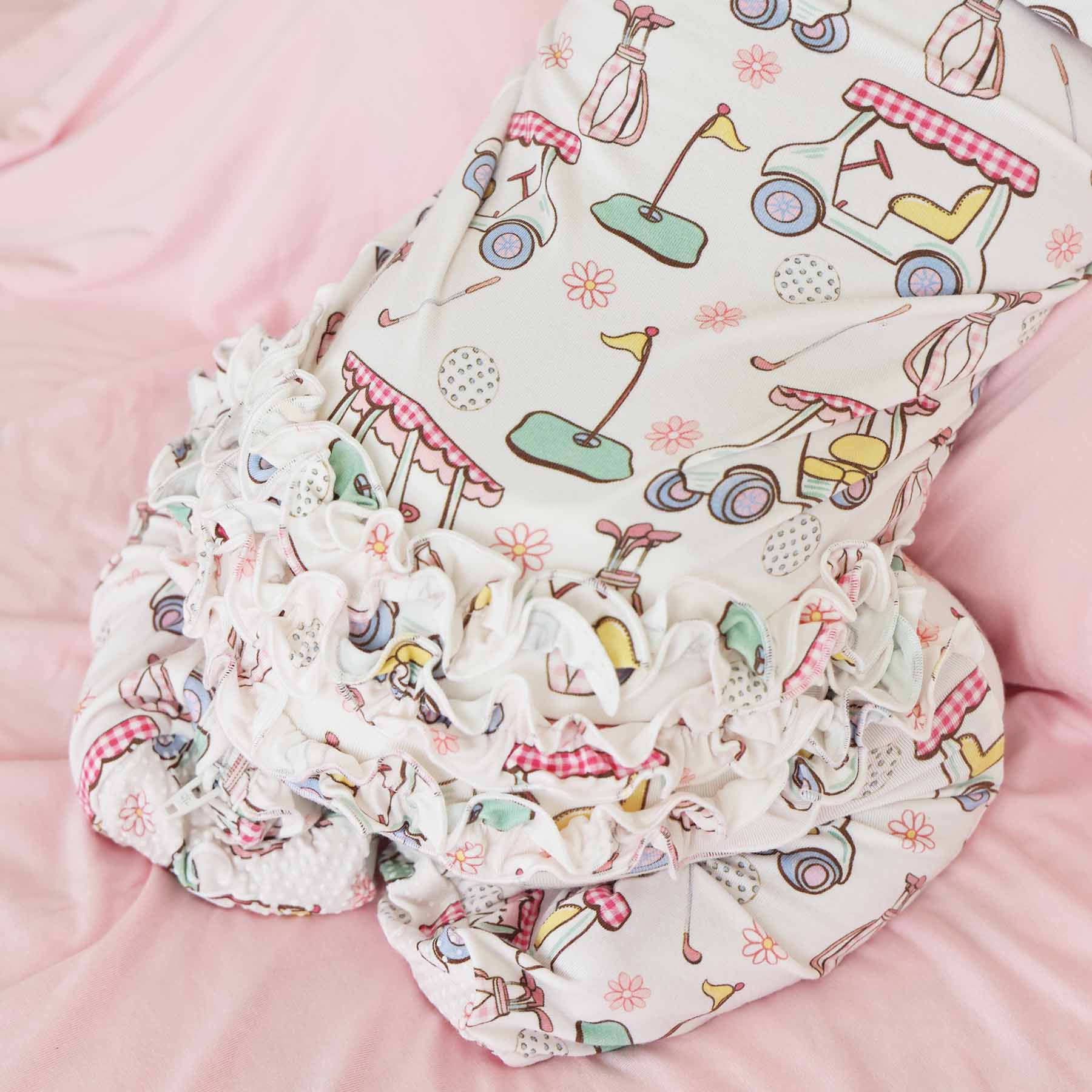  Girl Ruffle Zipper Footies | Best Sellers、mySite、layawaytickets
