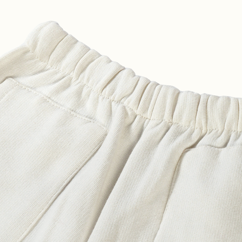 Cotton Terry Sweat Pants | Creme & Yale Blue | Set of 2、mySite、camillekostekn