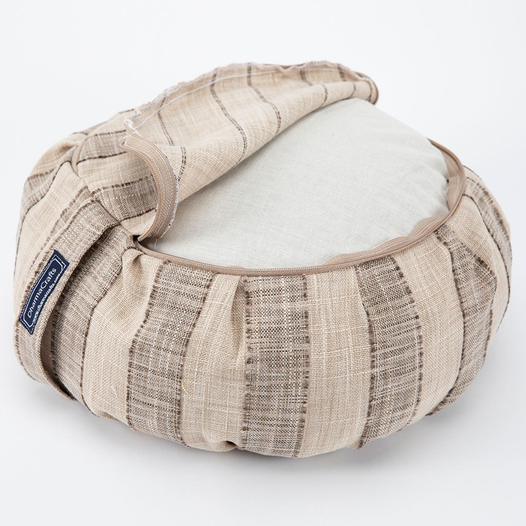 Coffee Stripe Zafu Zabuton Set、mySite、topwebapps