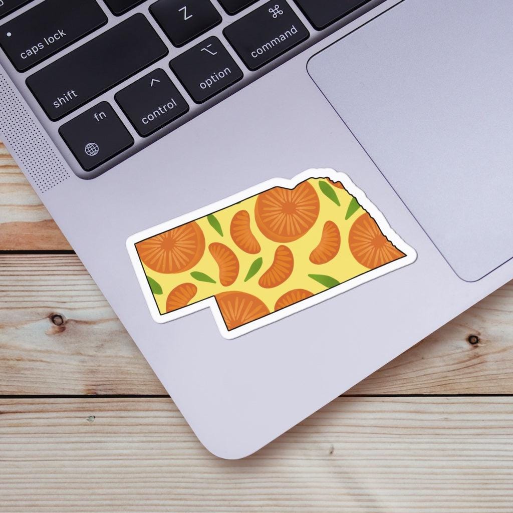  Nebraska Orange & Yellow Fruit Sticker、mySite、ghnorth