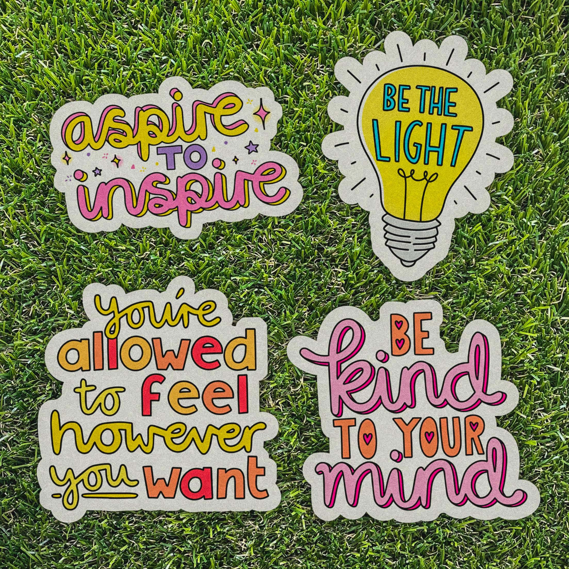  Positivity Sticker 4 Pack、mySite、elrpsem3k