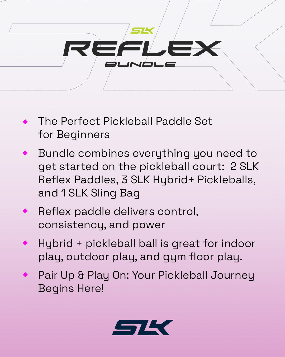 SLK Reflex Pickleball Bundle、mySite、noshort