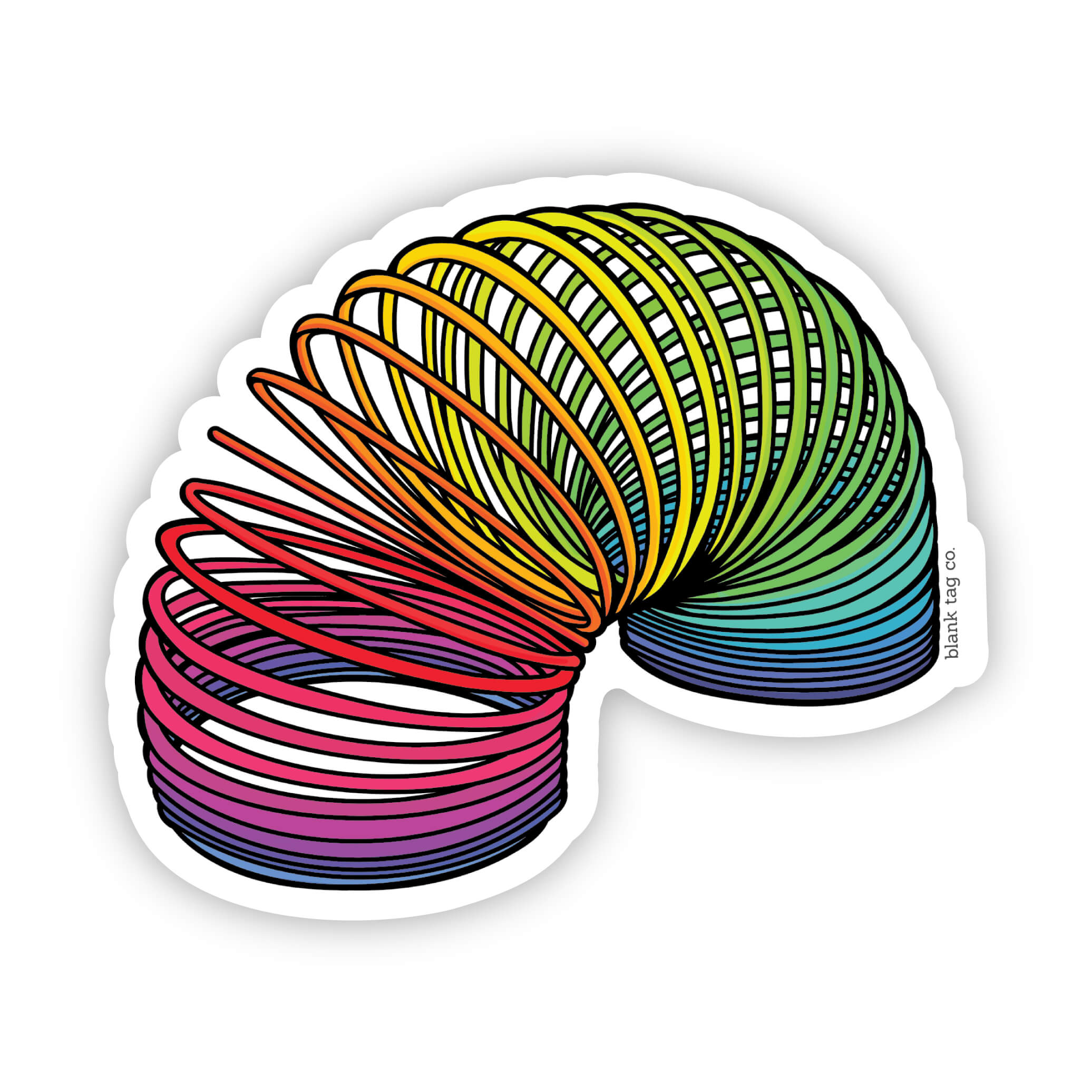  The Slinky Vinyl Sticker Decal、mySite、ghnorth