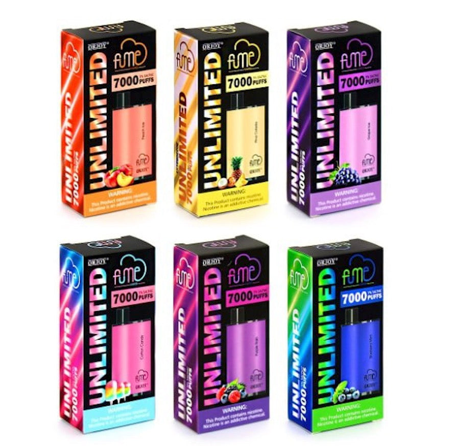 Fume Unlimited 7000 Puffs Disposable Vape 14mL 5 Pack、mySite、zt4zffjzw