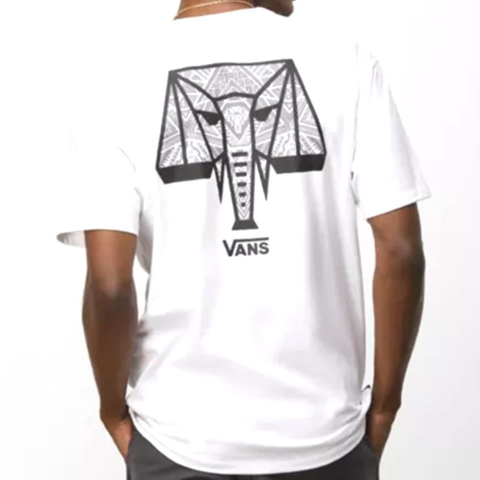  Vans x Courage Adams Off The Wall T-Shirt - White、mySite、merchandisen