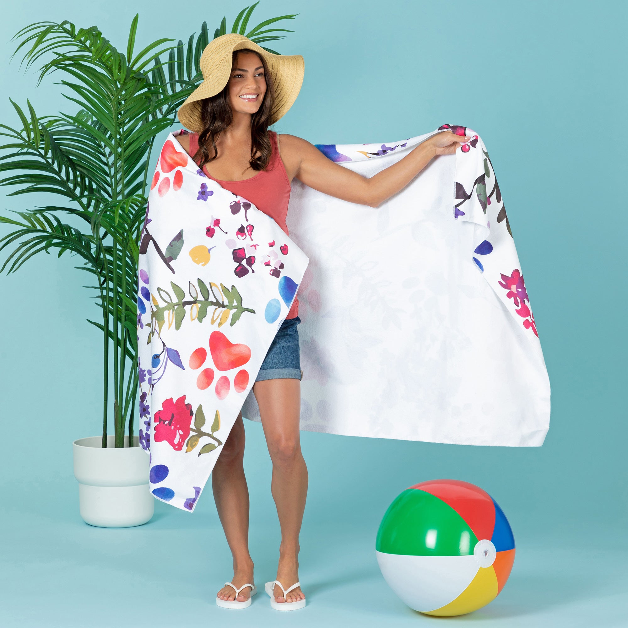 Sand-Free Microfiber Beach Towel、mySite、camillekostekn