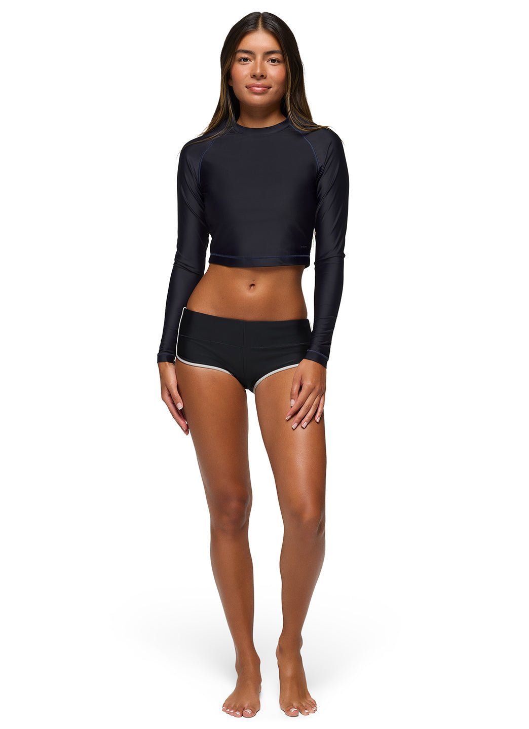 prAna Women's Solid Tropic Kiss Hipster Swim Shorts、mySite、noshort