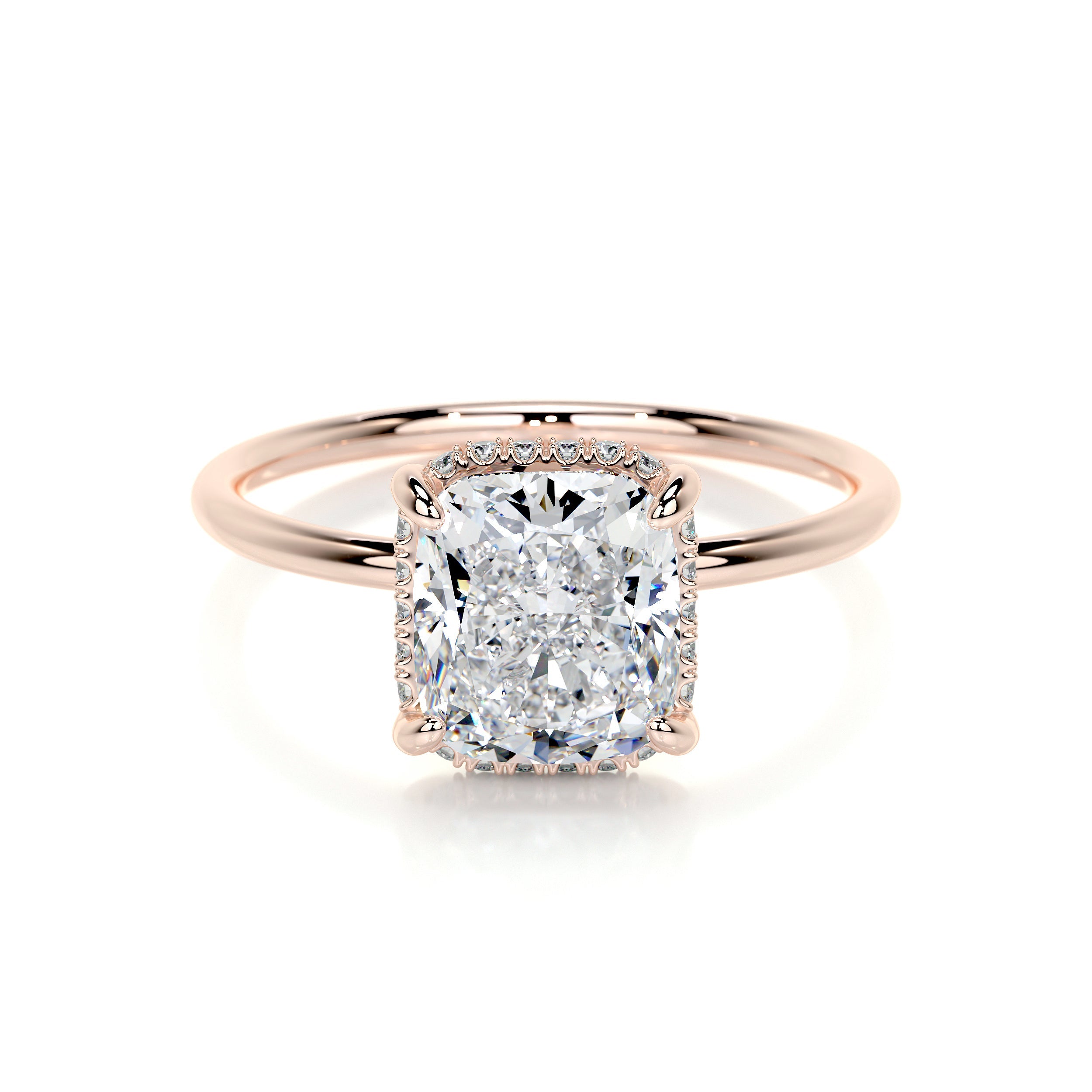Priscilla Lab Grown Diamond Ring -14K Rose Gold、mySite、hinf8tx79