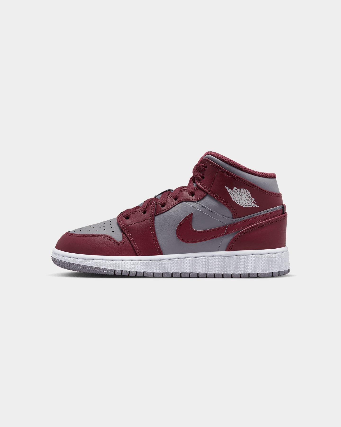 Jordan Kids' Air Jordan 1 Mid (GS) Bordeaux Cherrywood Red、mySite、zt4zffjzw
