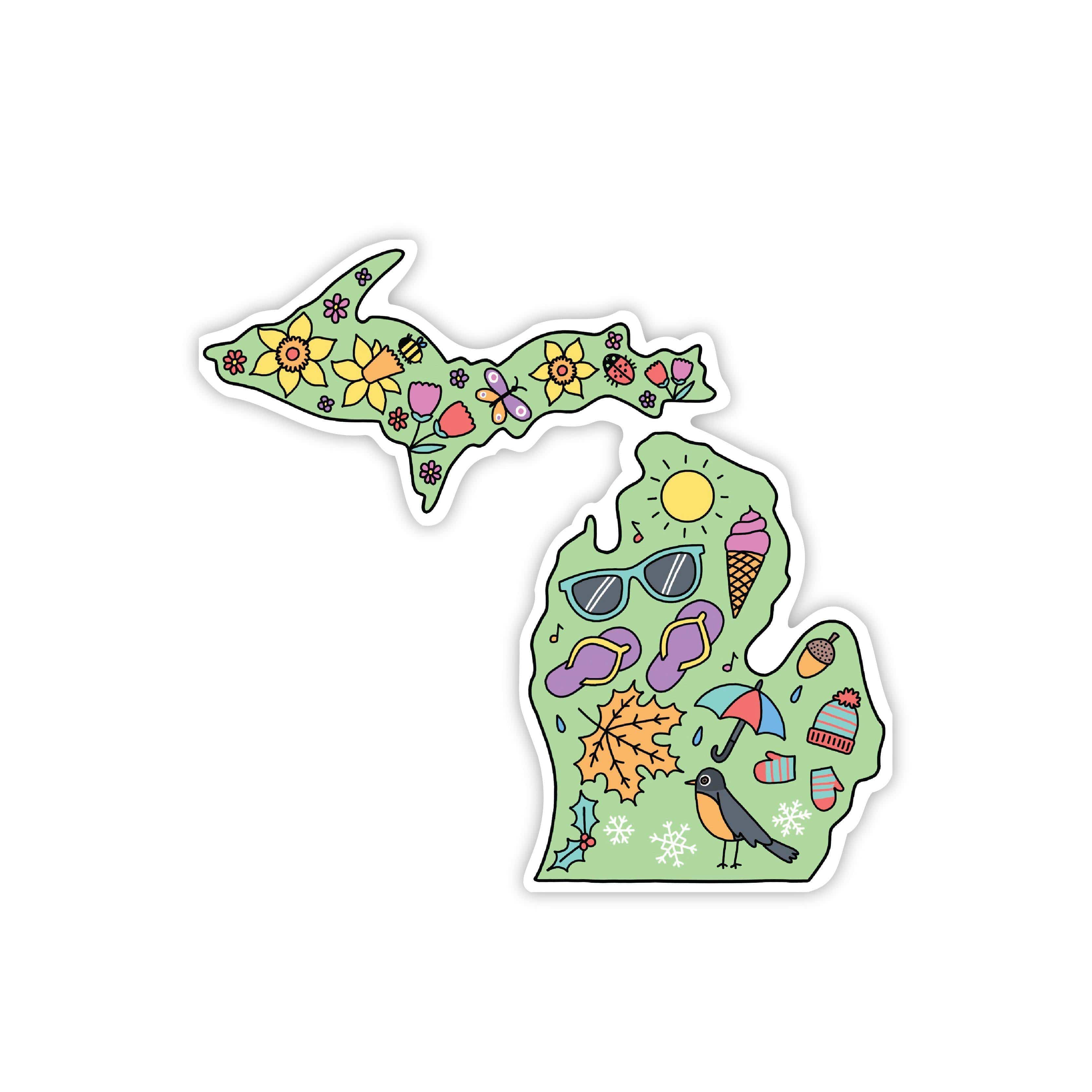  michigan four seasons sticker、mySite、elrpsem3k