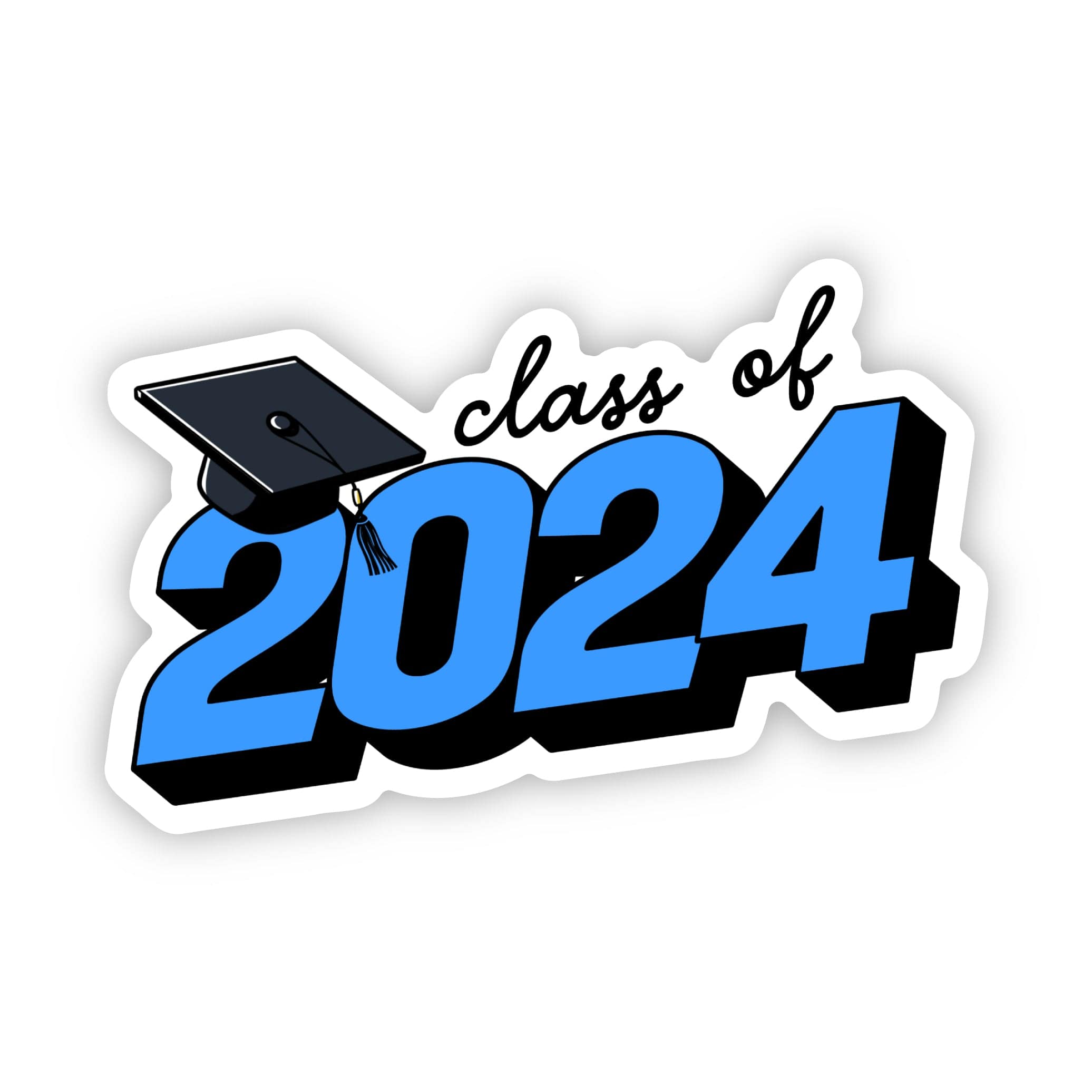  Class of 2024 Graduation Cap Sticker、mySite、elrpsem3k