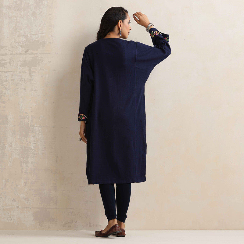 Woolen Kurta For Women | Embroidered | Black、mySite、camillekostekn