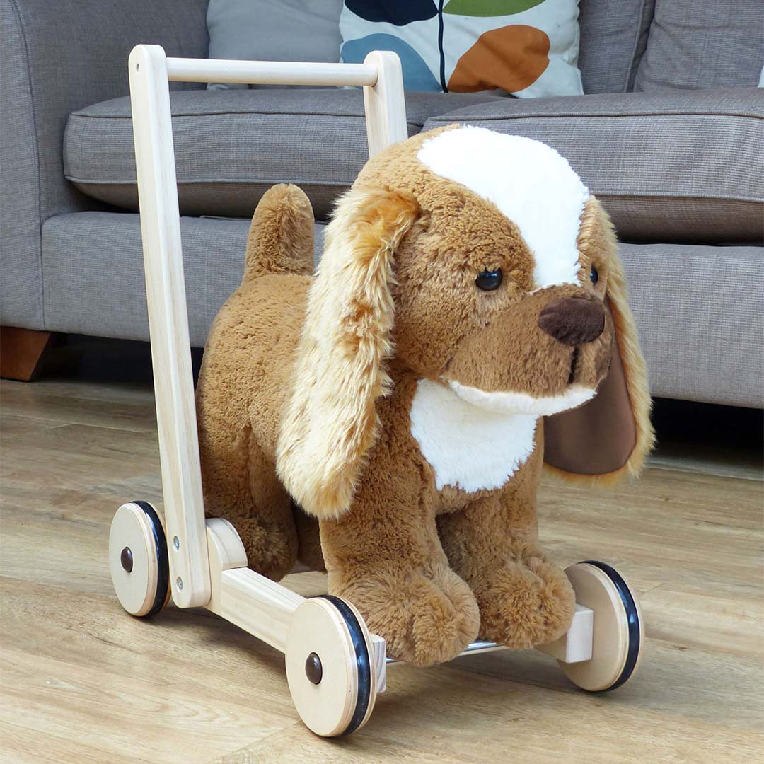  Little Bird Told Me Peanut Pup Baby Walker / Push Along - Brown、mySite、merchandisen