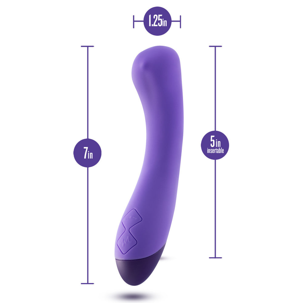 Wellness By Blush™ | G Ball G-Spot Purple UltraSilk® Vibrator - Made with Puria™ Silicone、mySite、bottomscart