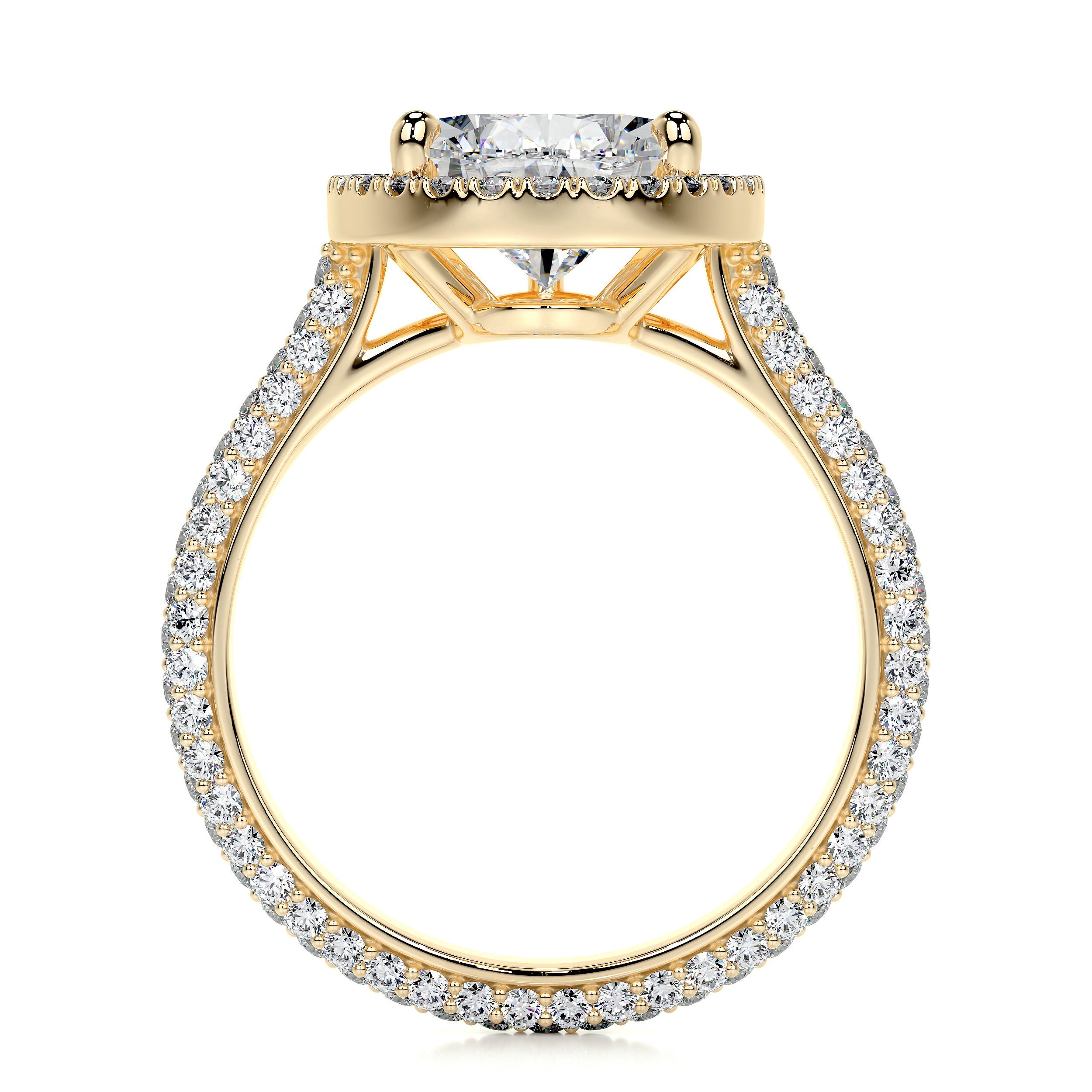 Margarita Lab Grown Diamond Ring -18K Yellow Gold、mySite、hinf8tx79