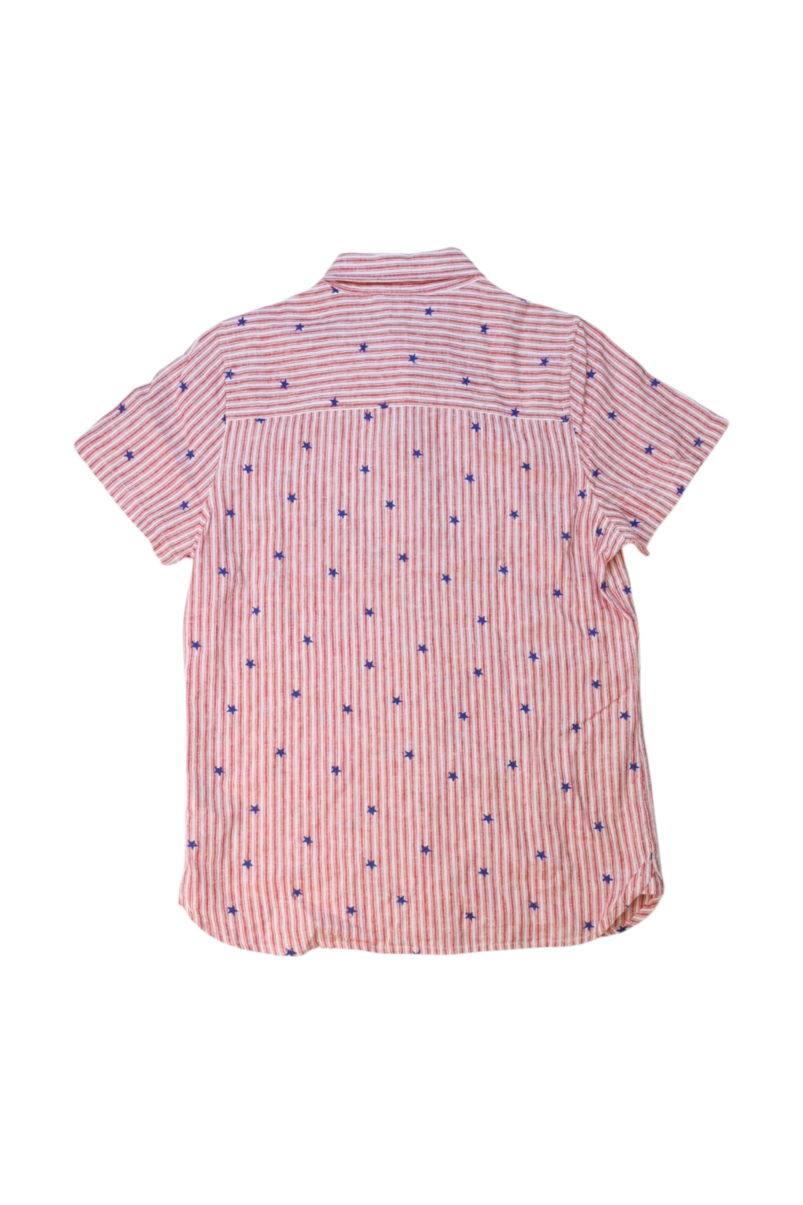 Boden Short Sleeve Button-Up Shirt, Size 14Y、mySite、g9winljtr