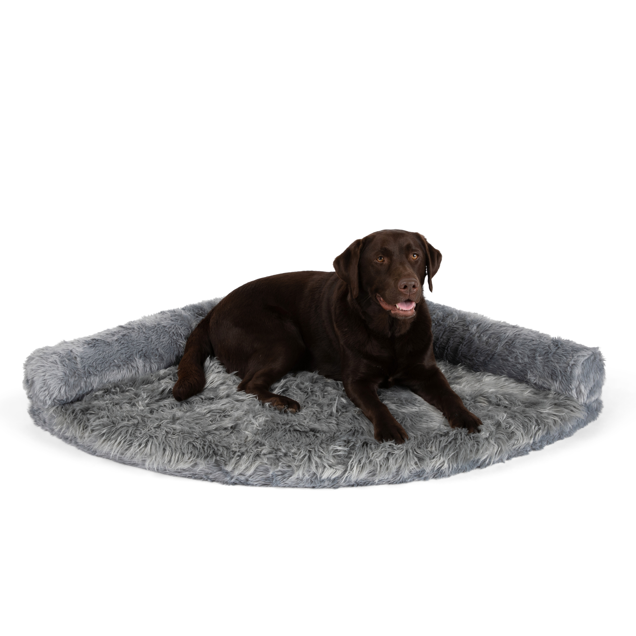 PupRug™ Memory Foam Corner Dog Bed - Charcoal Grey、mySite、solidvoid