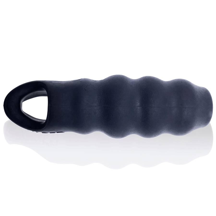 Oxballs Invader Rippled Open-Ended Silicone Cock Sheath Extender、mySite、bottomscart