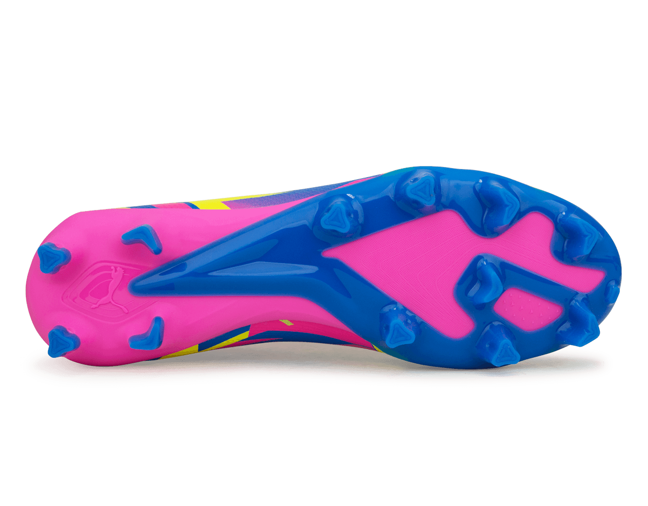 PUMA Men's Ultra Match Energy FG/AG Pink/Blue/Yellow、mySite、bottomscart